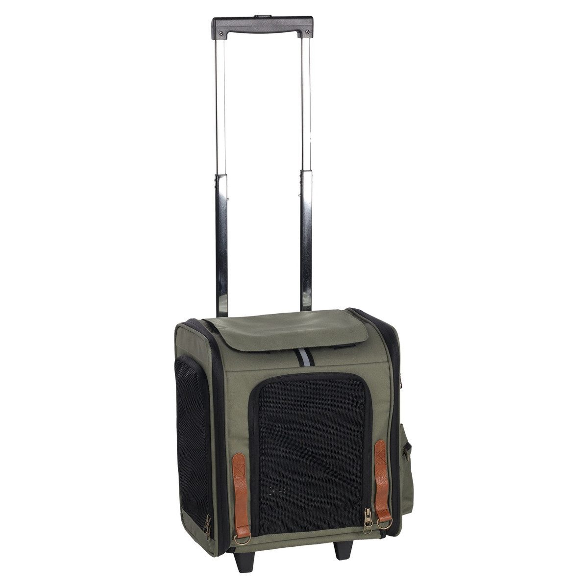 Flamingo Hundebuggy Smart Trolley Adele grün