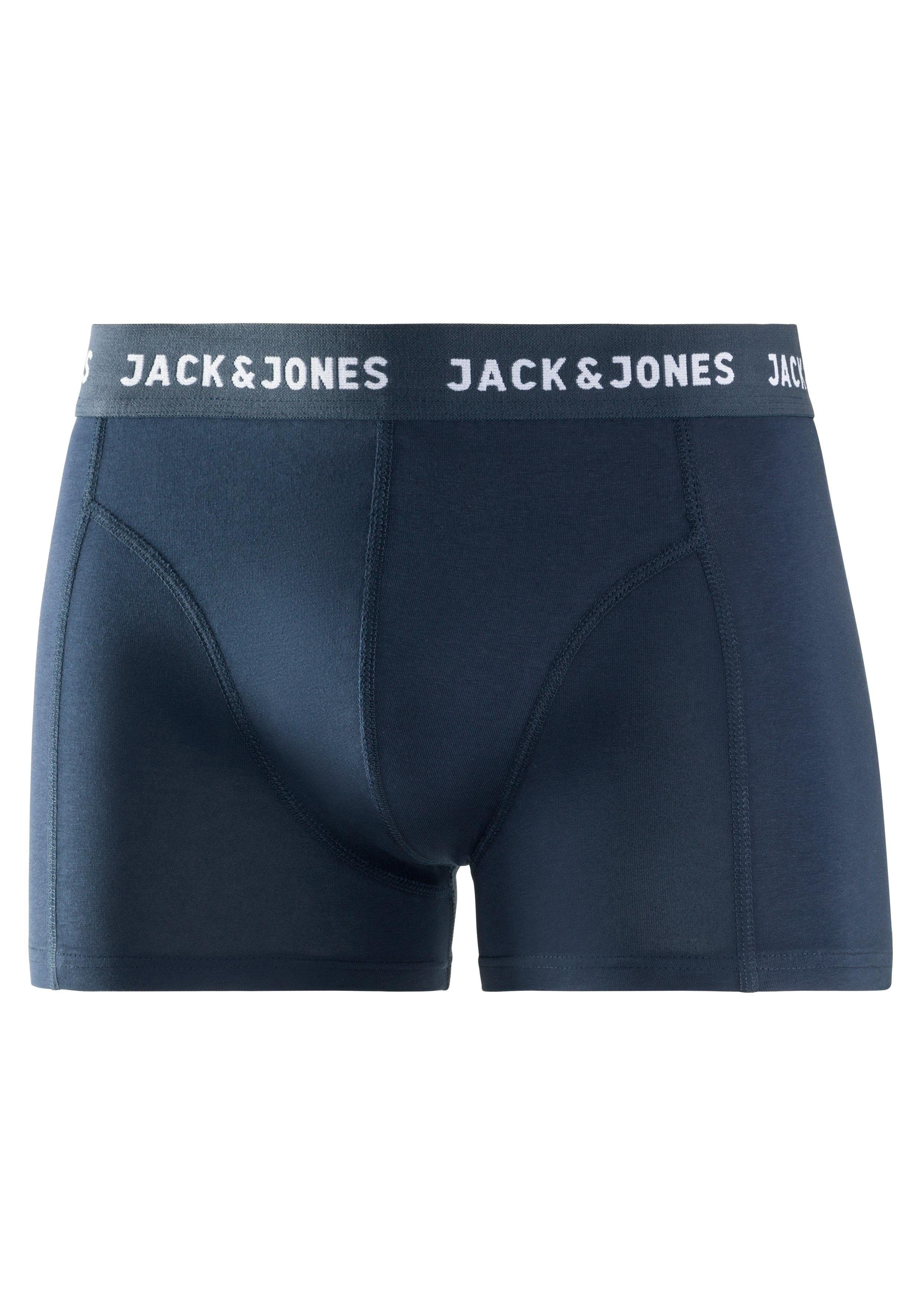 Jack & Jones Logowebbund navy (Packung, 3-St) Boxer mit