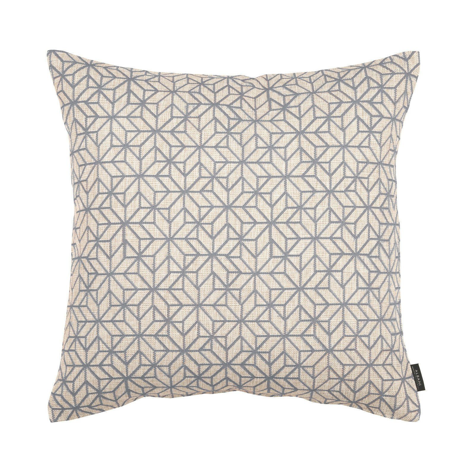 WILLKOMMEN ZUHAUSE by ALBANI GROUP Kissenhülle Kissenhülle Verdal, stahlblau, 48x48cm, ohne Füllung, (1 Stück)