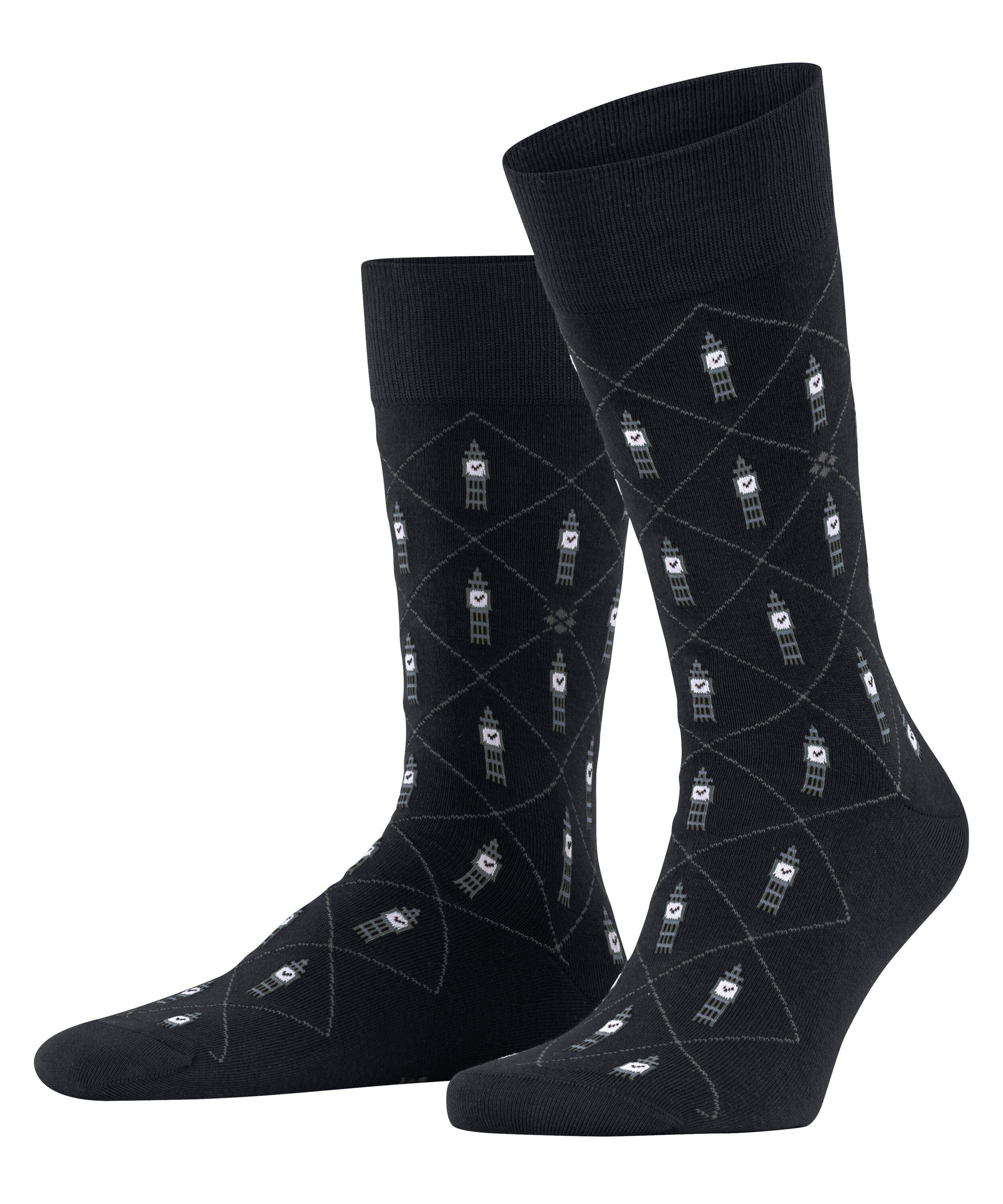Burlington Socken Big Ben (1-Paar) mit Argyle-Muster & All-Over Motiven günstig online kaufen