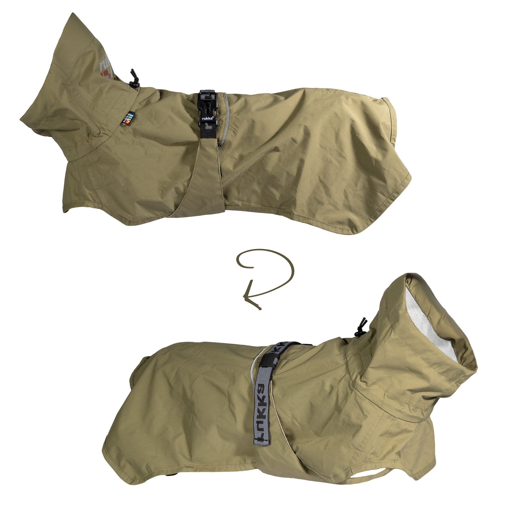 Rukka®Pets Tiermantel Rukka® Regenmantel RIPPLE RAINCOAT, Winddicht