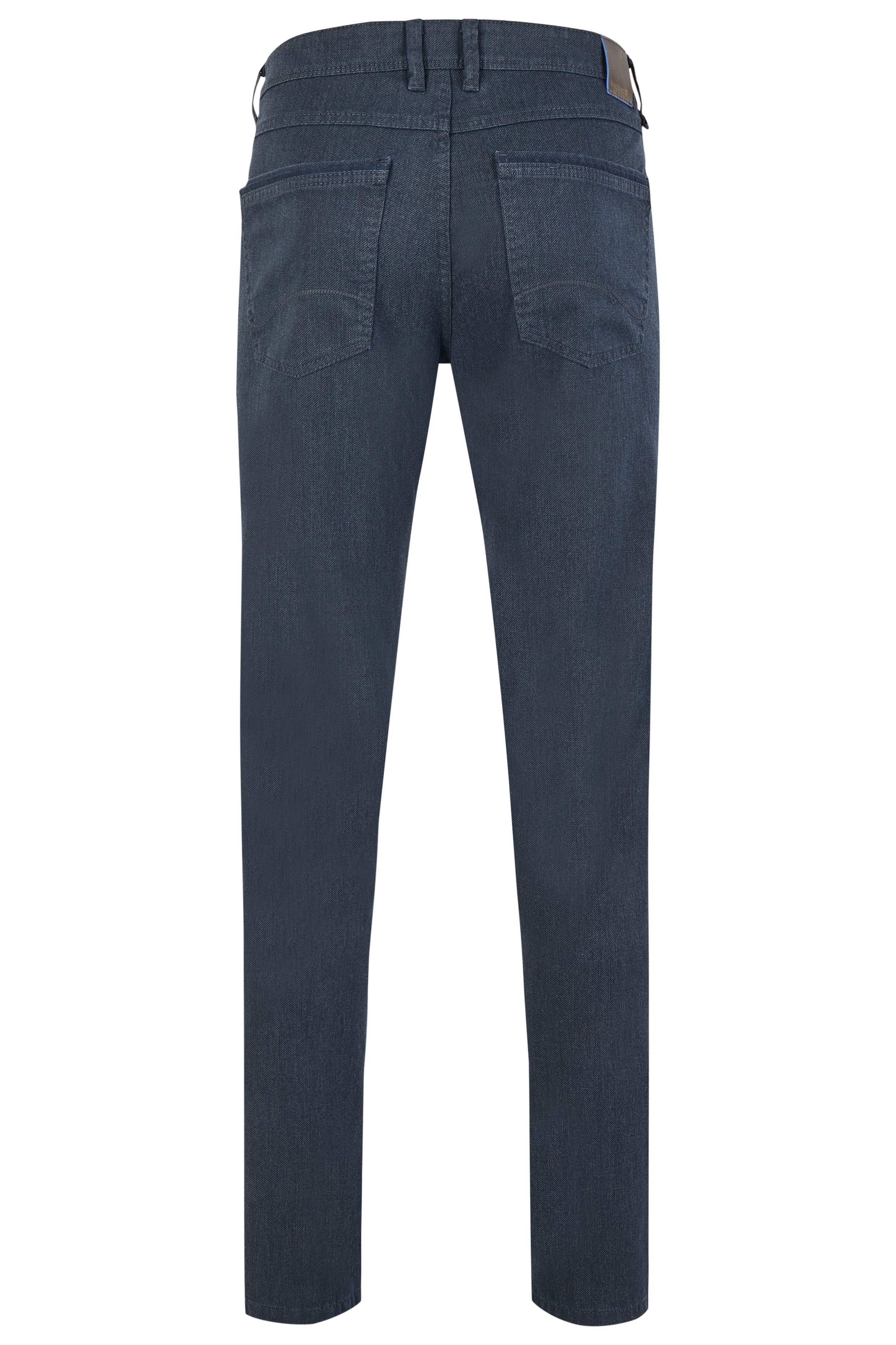 HATTRIC gabardine Hattric 5-Pocket-Jeans HUNTER LOOK WOOLEN 6255.42 - 688085 blue