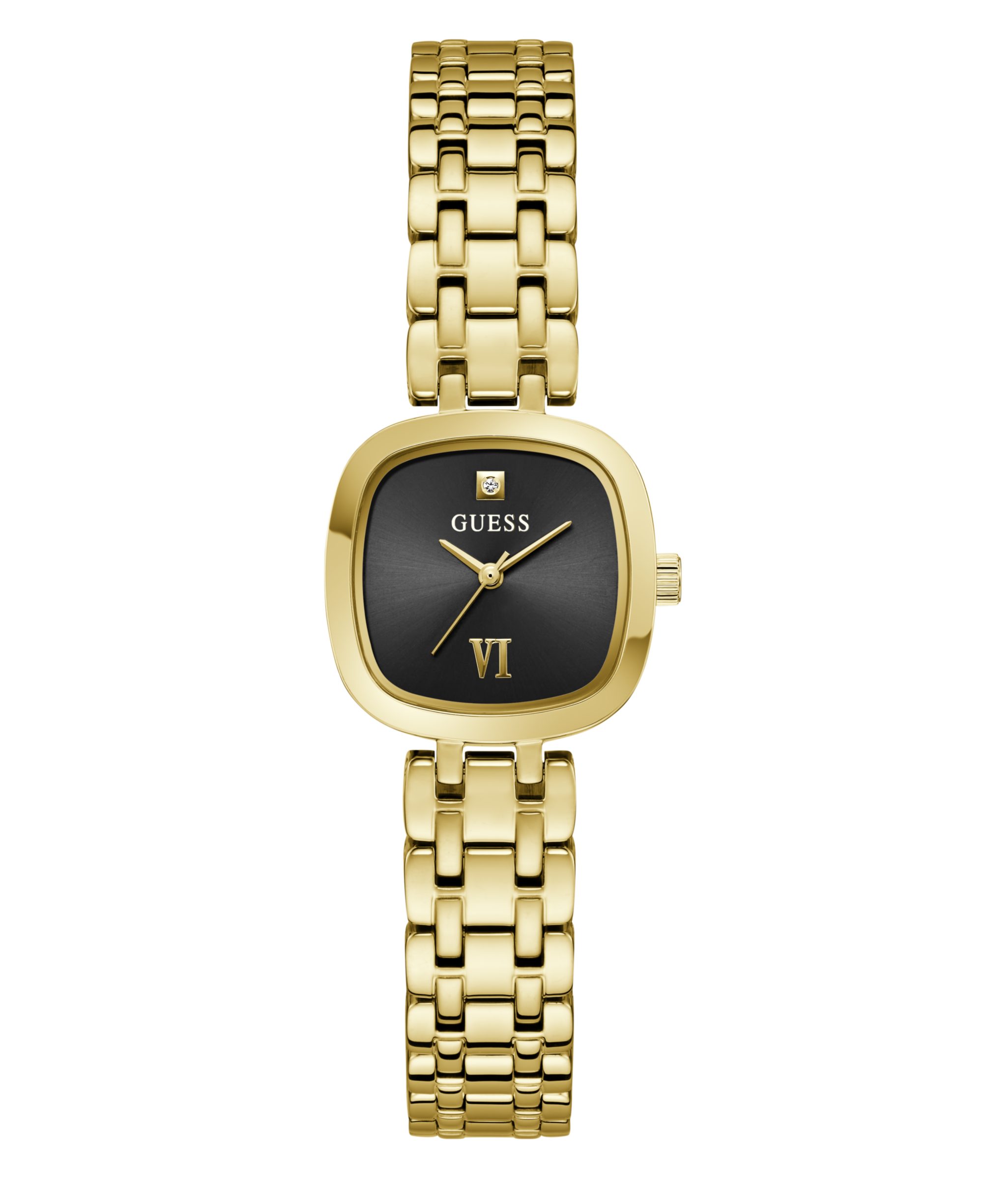 Guess Quarzuhr HAZEL GW1098L2, Armbanduhr, Damenuhr, Edelstahlarmband, analog