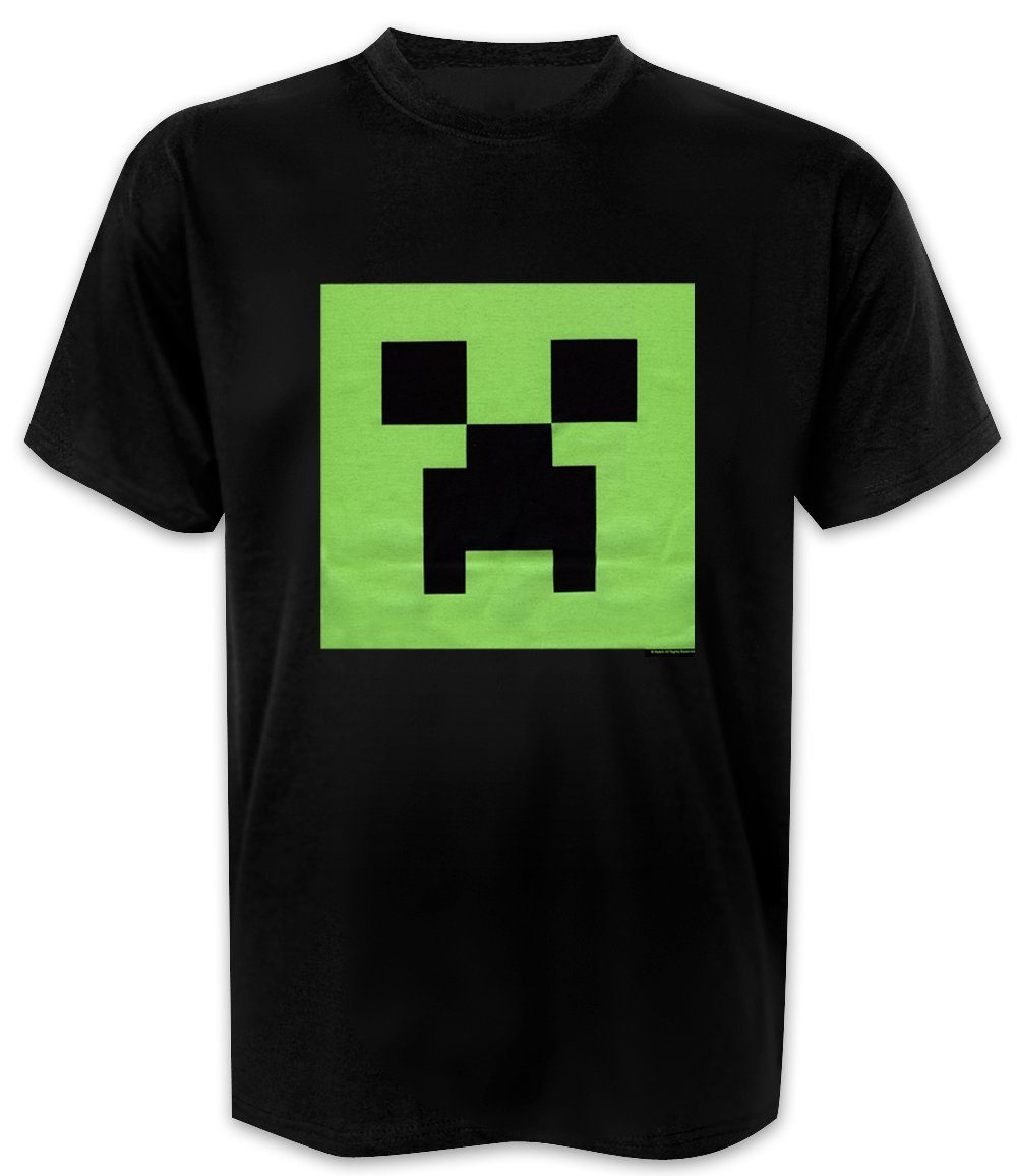 Minecraft T-Shirt Minecraft TShirt Creeper Glow In The Dark XL