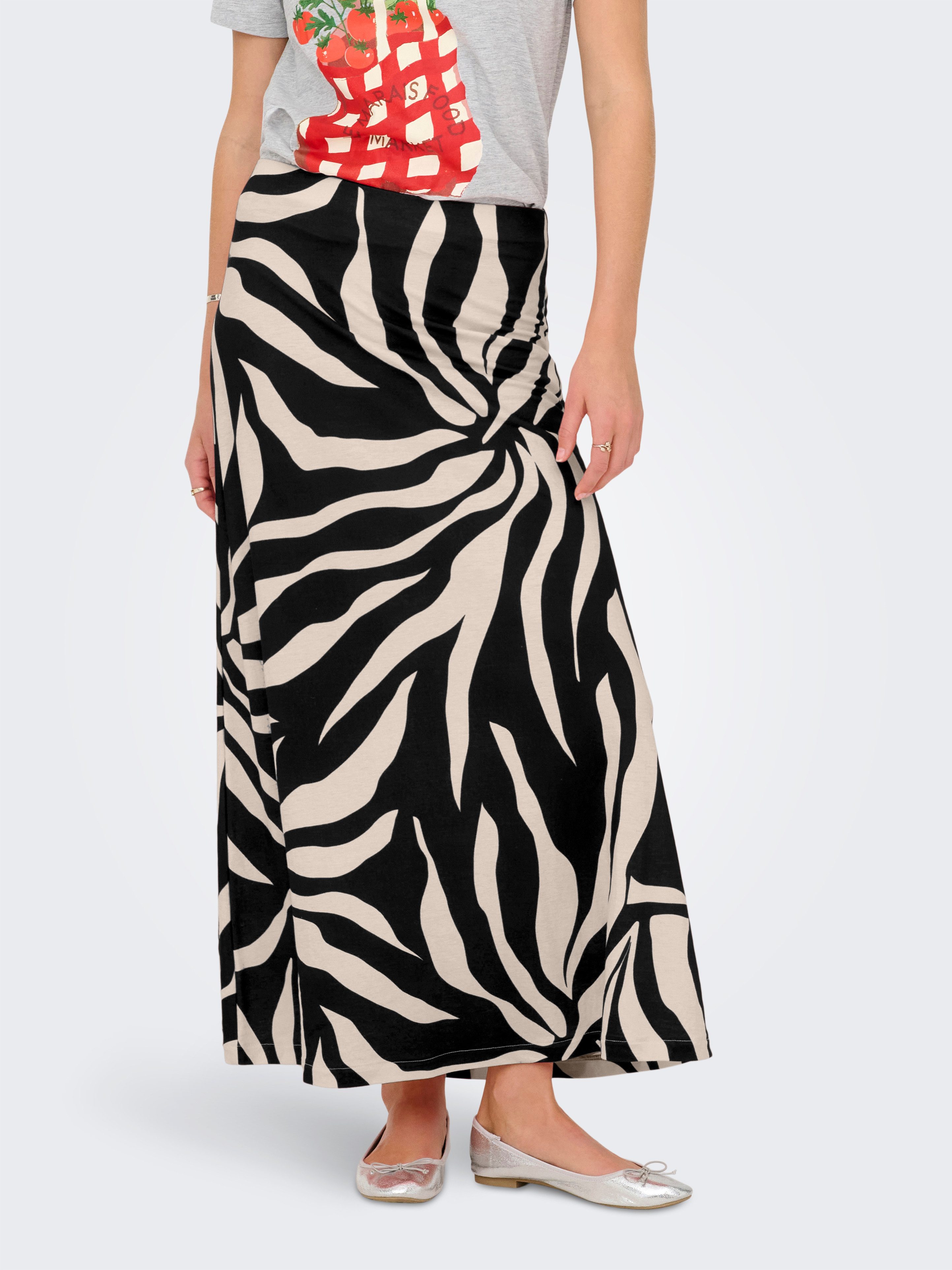 ONLY Maxirock ONLCHIGO SAKURA LONG SKIRT WVN Viskosemischung