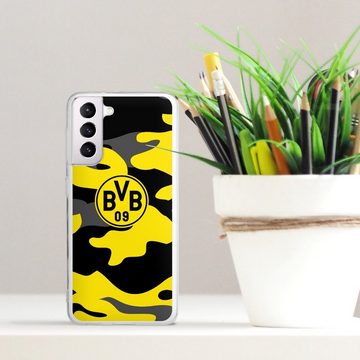 DeinDesign Handyhülle BVB Borussia Dortmund Fanartikel BVB Camo, Samsung Galaxy S21 5G Silikon Hülle Bumper Case Handy Schutzhülle