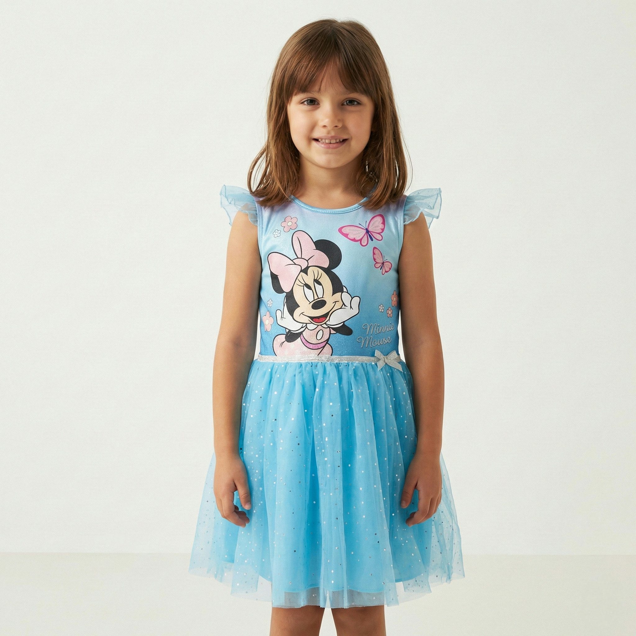 EplusM Tüllkleid Disney Minnie Maus Mädchen Kinder Kleid
