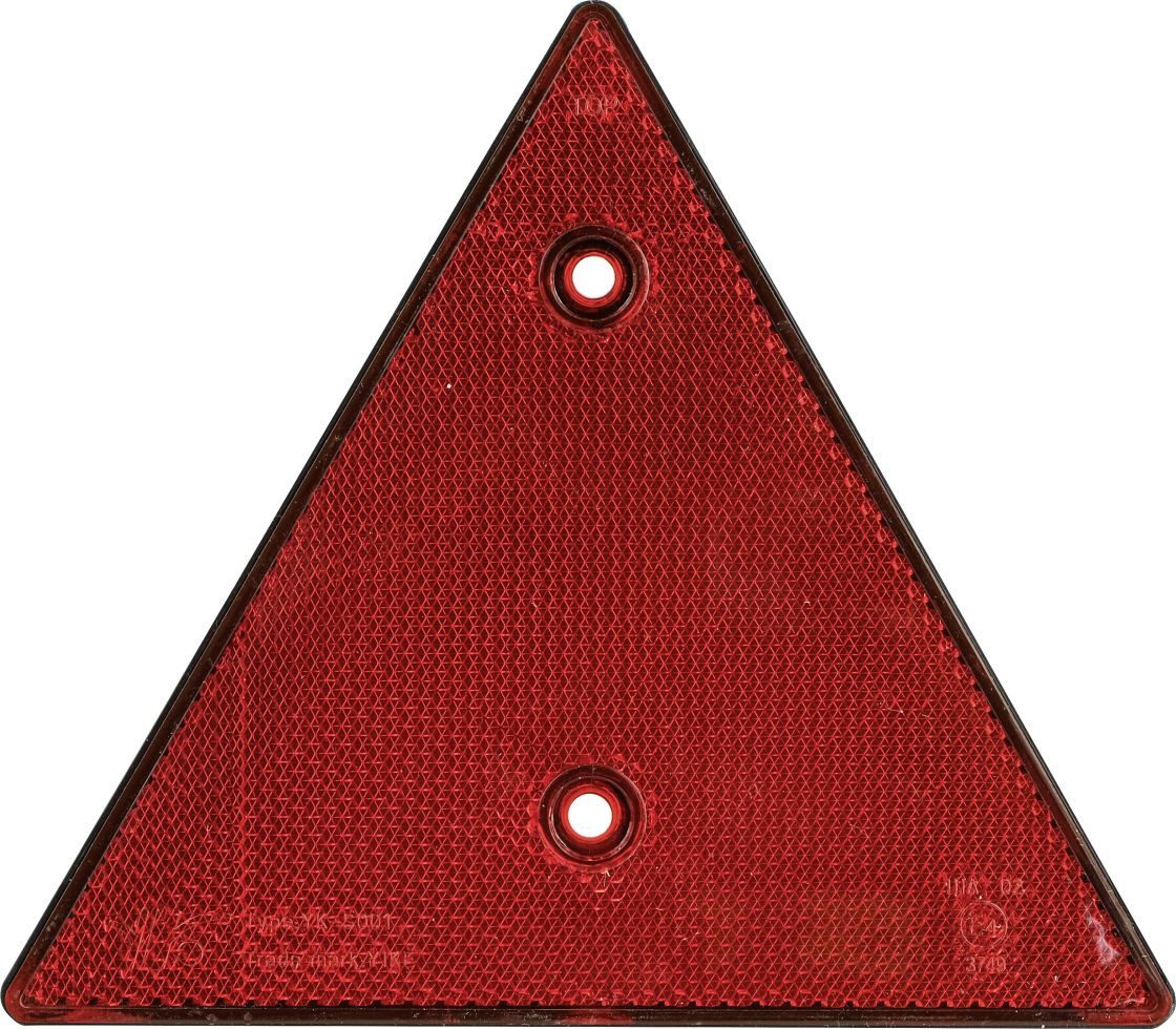 LAS Anhängerkupplung LAS Reflektor dreieckig rot 2 Stück