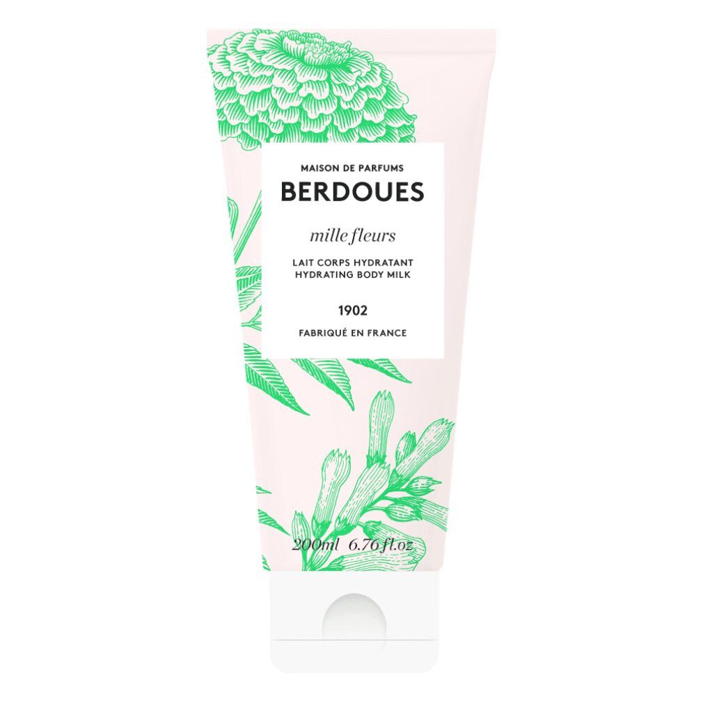 Berdoues Körperpflegemittel Parfums, Mille Fleurs, Hydrating, Body Milk, Daily, 200 ml