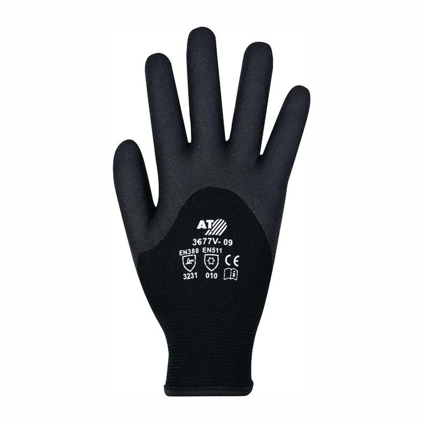 ASATEX Handschutz ASATEX Kälteschutzhandschuhe schwarz Gr. 9 - 3677V/9