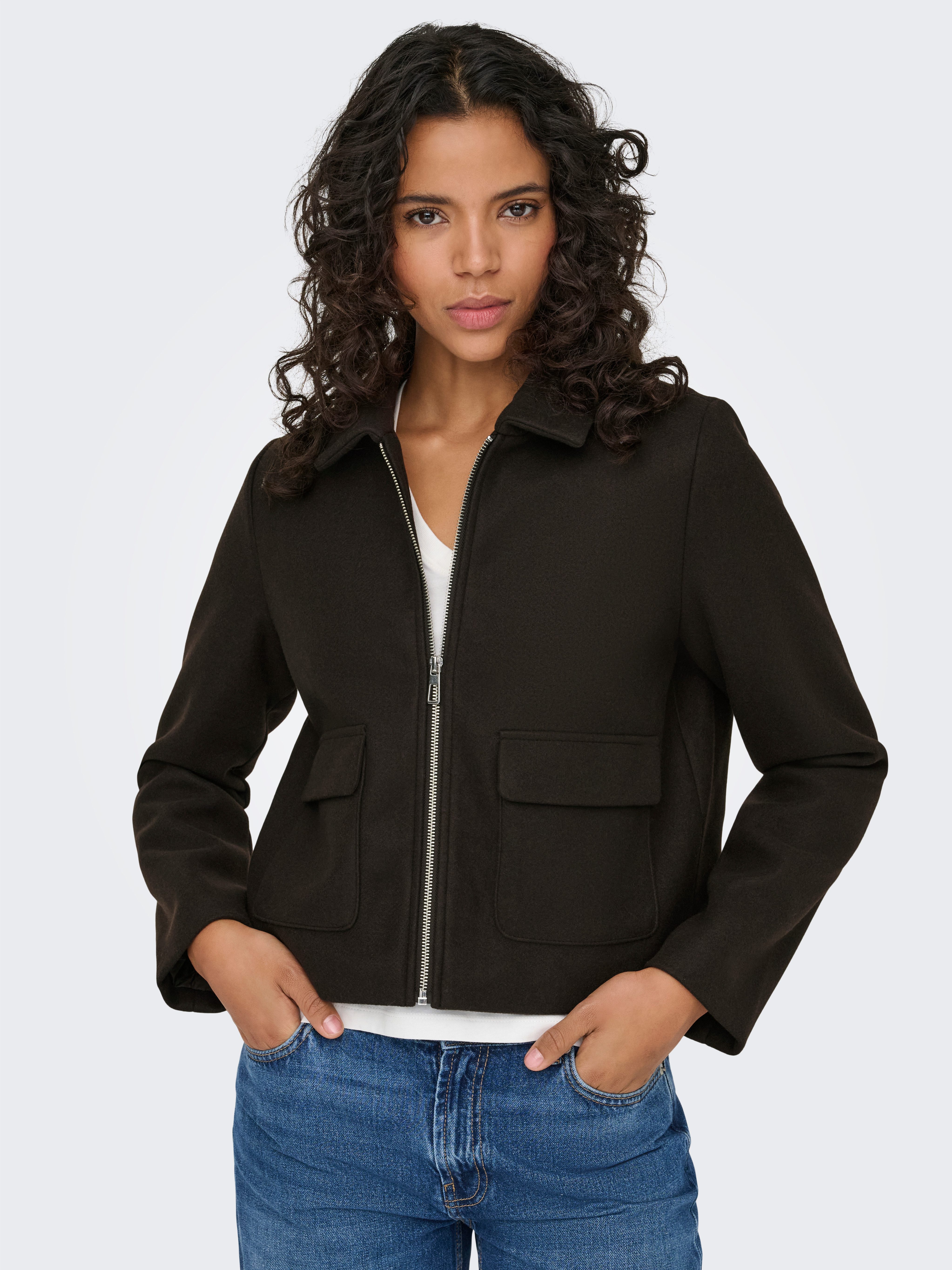 ONLY Kurzjacke ONLVELA ZIP SHORT JACKET OTW günstig online kaufen