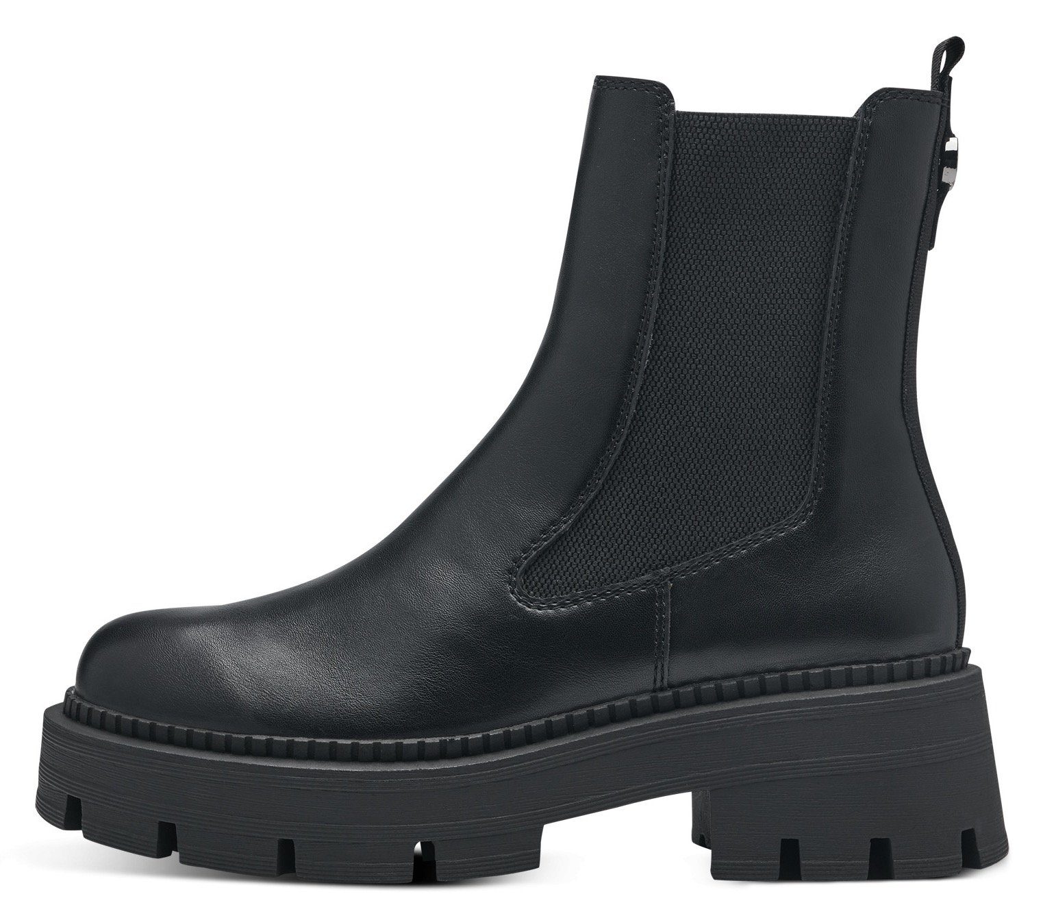 Anziehlasche Tamaris UNI) Schwarz (BLACK mit Chelseaboots