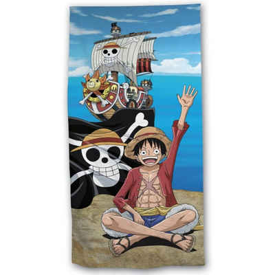 One Piece Anime Strandtuch One Piece Monkey D Ruffy Badetuch 70x140 100% Baumwolle