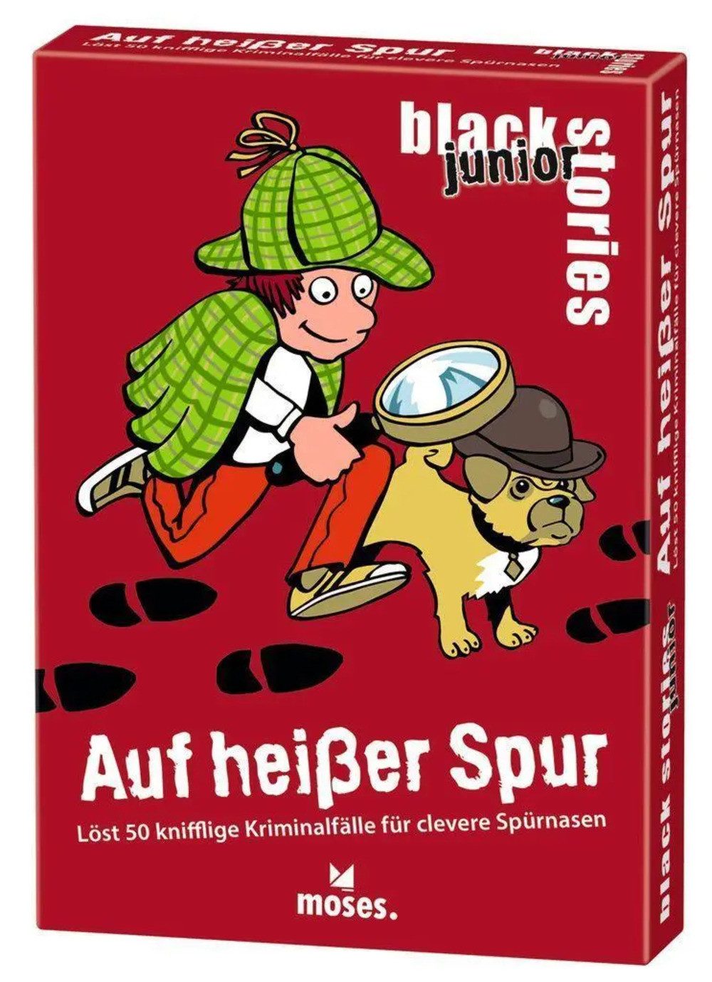 Moses. Verlag Spiel black stories junior Auf heißer Spur