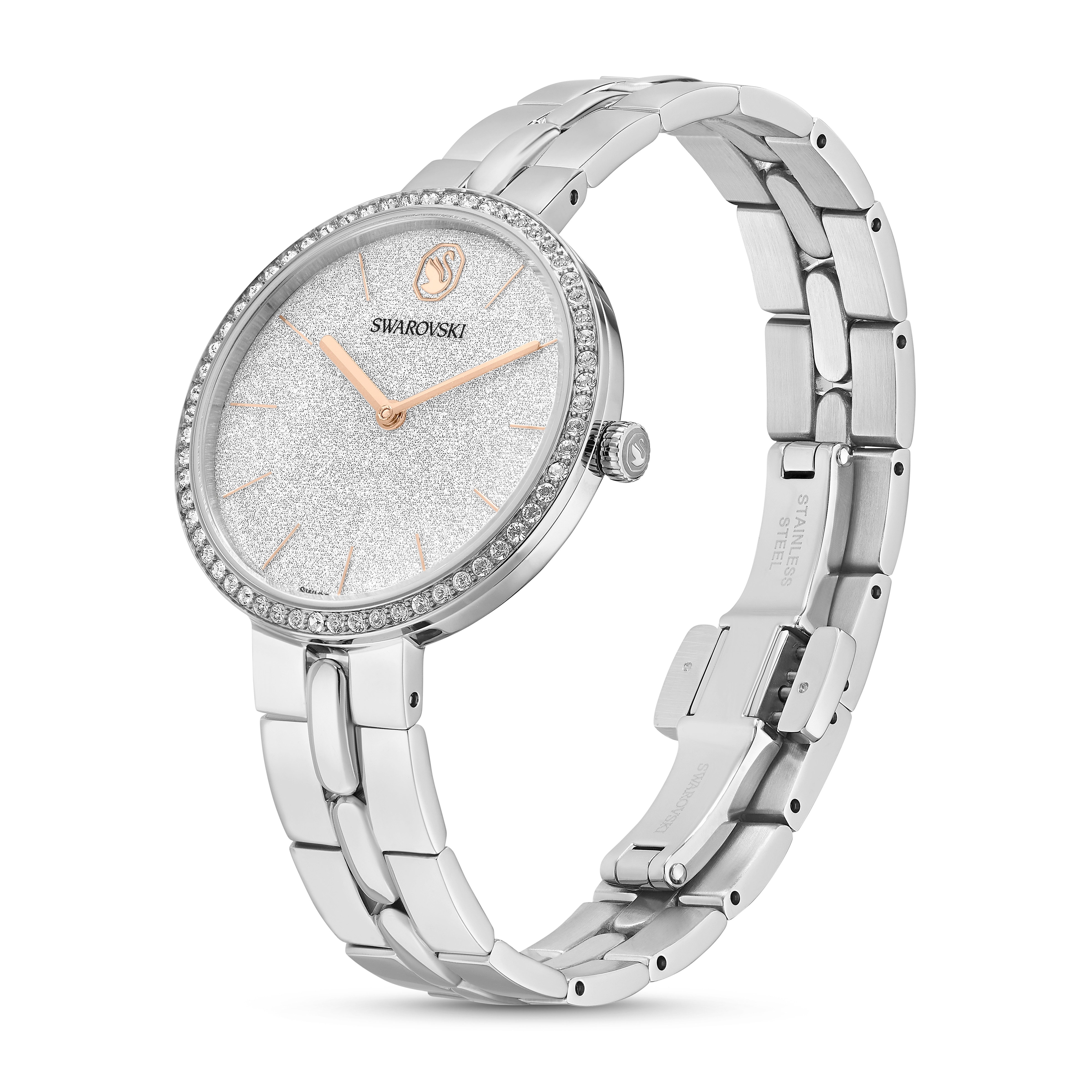 Swarovski Quarzuhr COSMOPOLITAN 5742475, Armbanduhr, Damenuhr, Swiss Made, Edelstahlarmband, analog