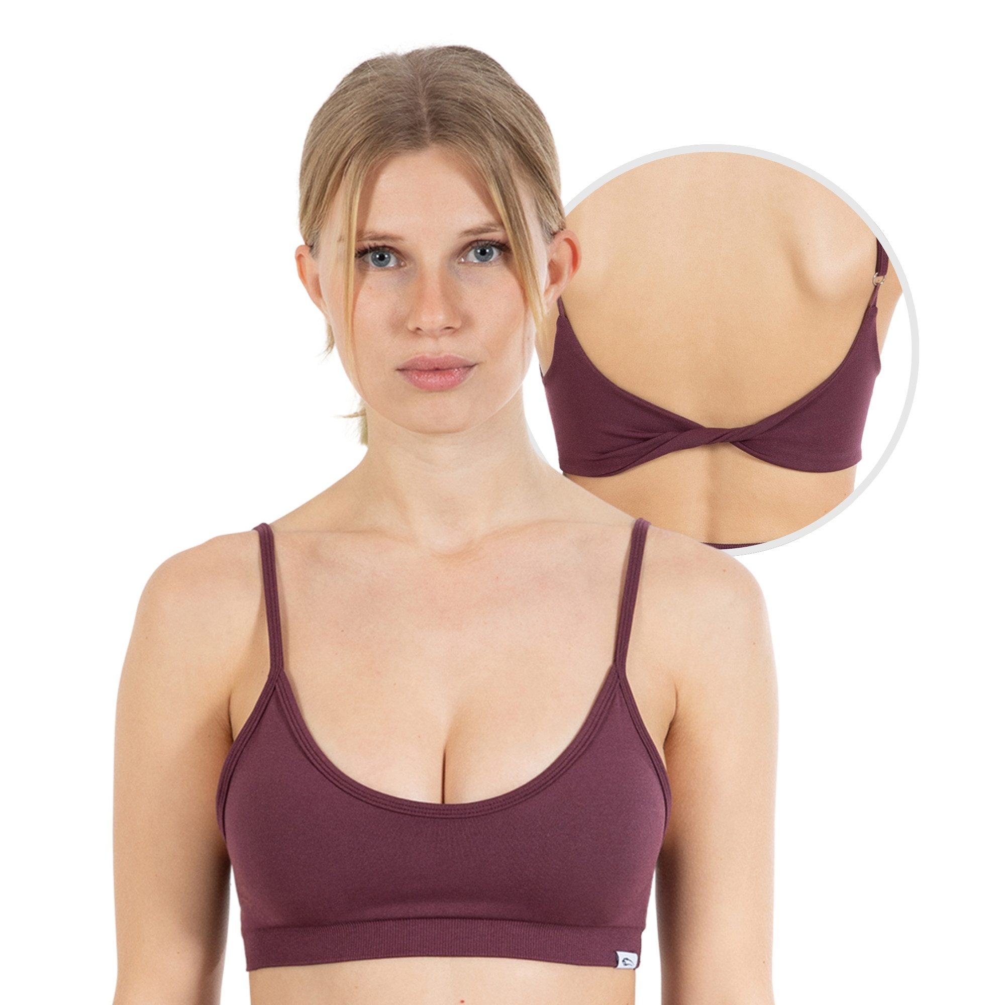 Smilodox Sport-BH Layne, Scrunch Butt Lift Sporthose, High Waist V-Shape Schweißabsorbierende blickdichte Trainingshose, Sport Fitness Yoga