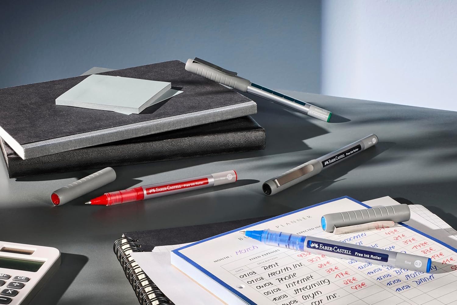Faber-Castell Tintenroller Faber-Castell Free Ink Tintenroller fine 0,7 mm schwarz