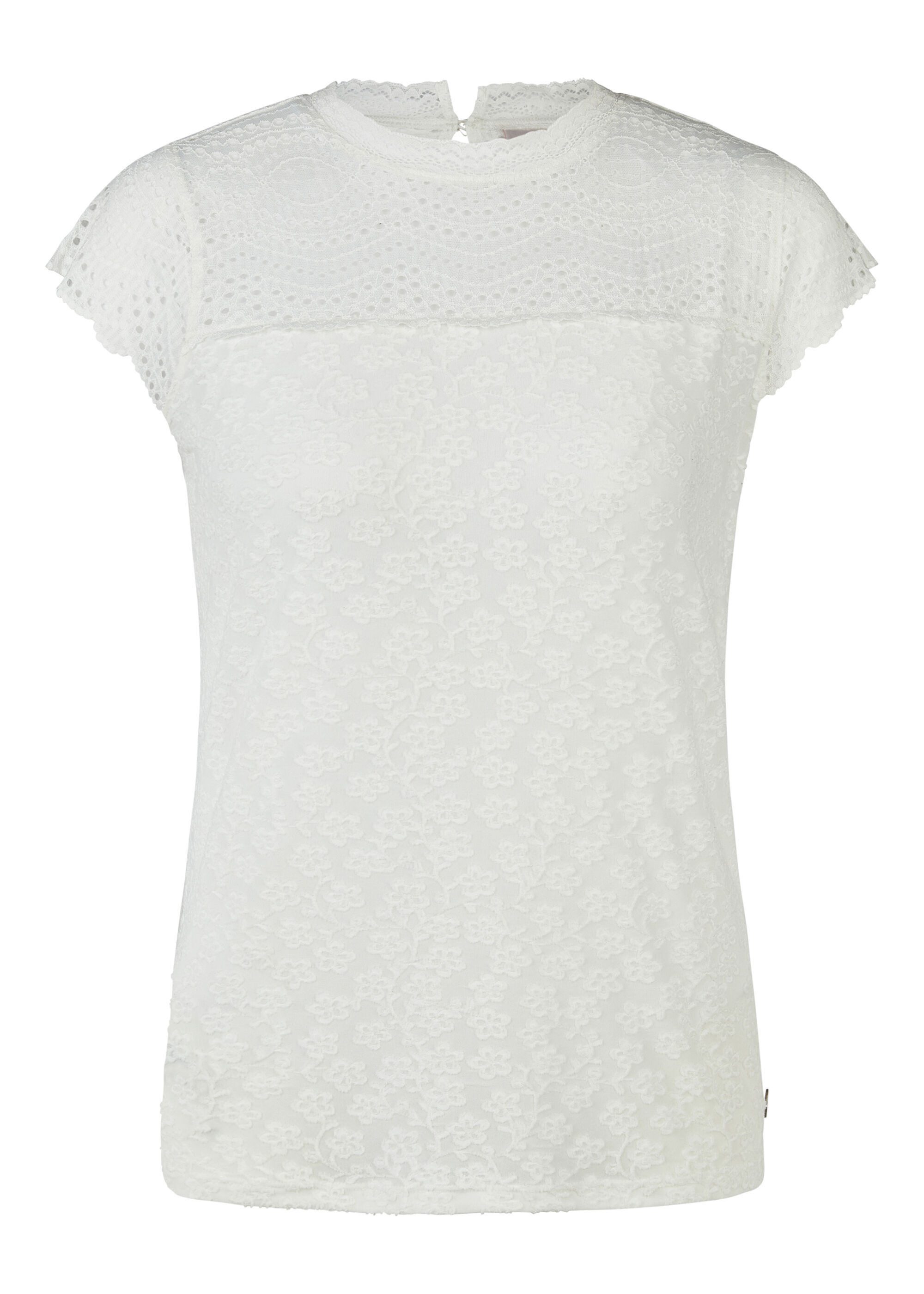 Spieth & Wensky Trachtenbluse Helena spitzenförmiger Wellensaum