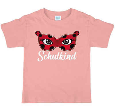 T-Shirt Total T-Shirt Rosa Ladybug T-Shirt zum Schulanfang "Schulkind"