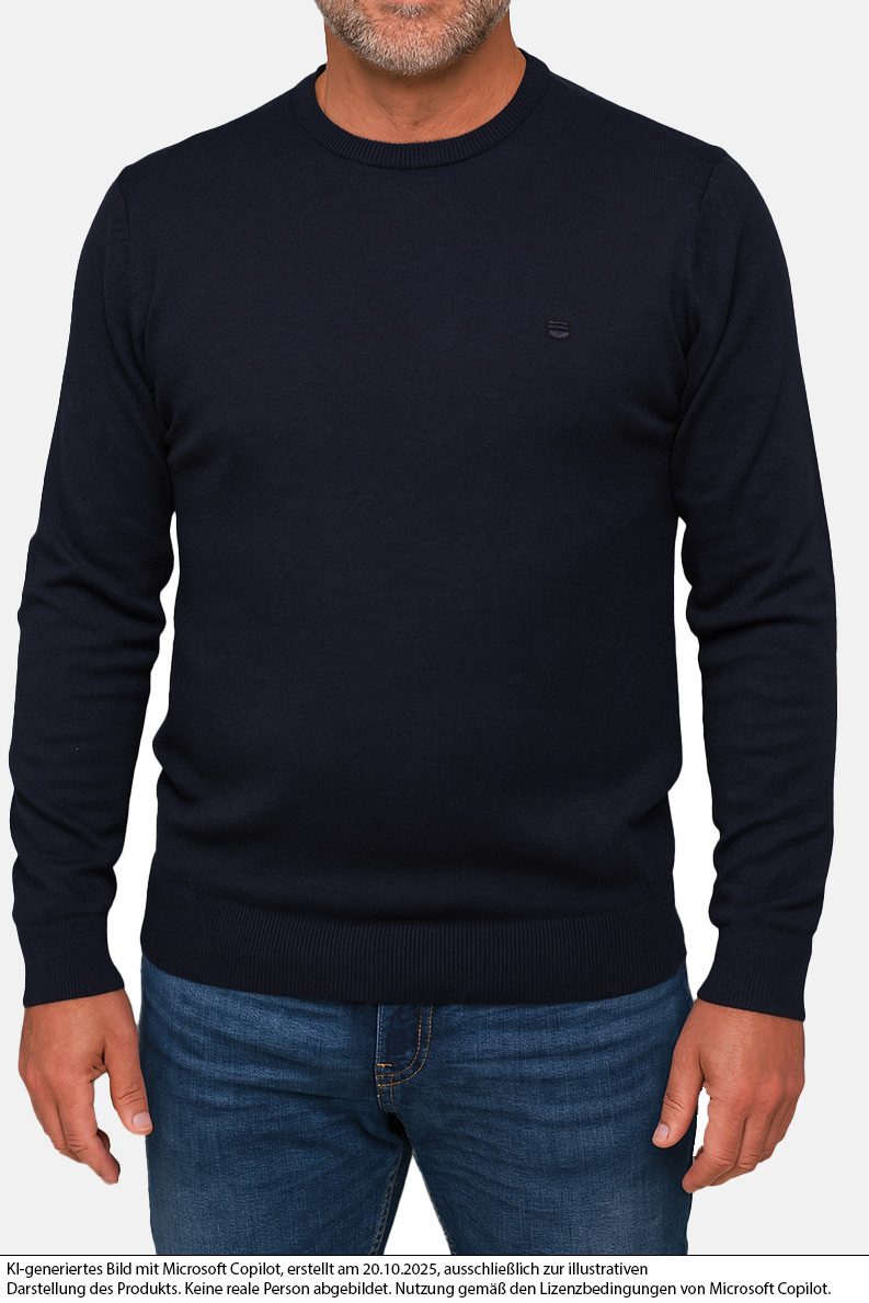 Redmond Rundhalspullover Pullover (1-tlg) hochwertige Qualität mit Rundhals-Ausschnitt im 2er Pack