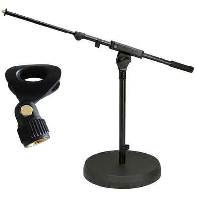 König & Meyer Mikrofonständer 259-6 Mikrofonstativ, (niedrig), mit Mikrofonklammer