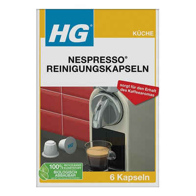 HG HG Nespresso Reinigungskapseln 6 stk. (1er Pack) Reinigungstabletten