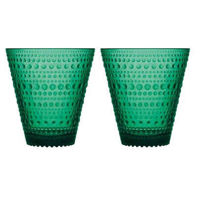 IITTALA Leerglas Gläser Kastehelmi Emerald-Grün (2-teilig)