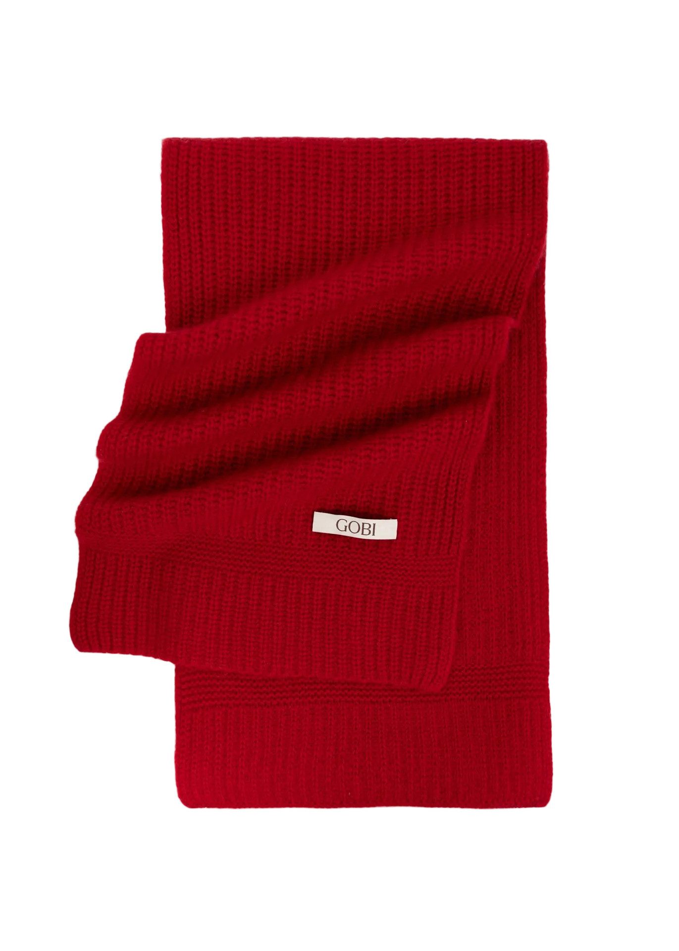 GOBI Cashmere Strickschal Breitgerippter Strickschal
