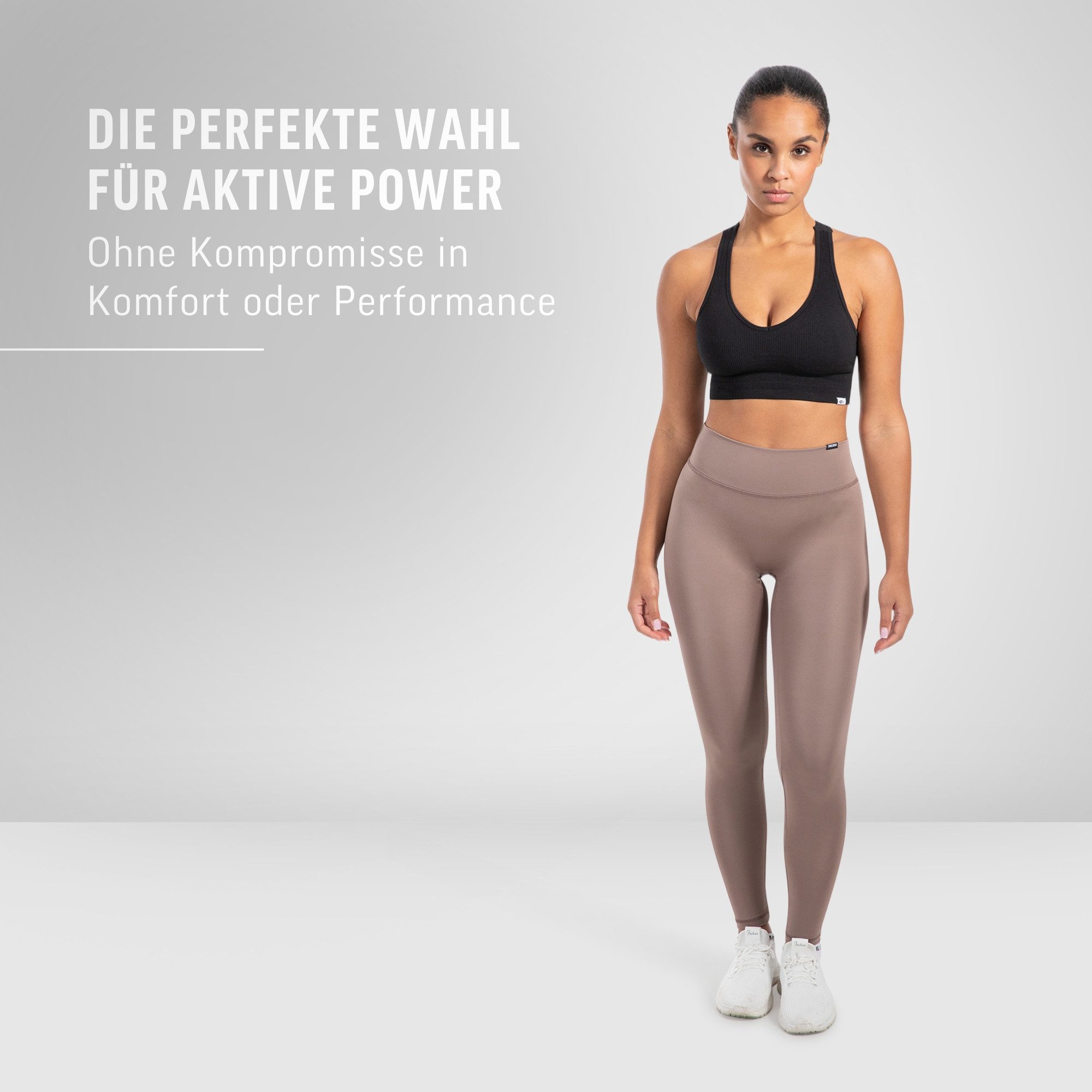 Smilodox Leggings Selina, High Waist Shaped Fit Yogahose, elastisches Material Blickdichte Push-Up Yoga Leggings, elastisch, seamless, Workout Gym