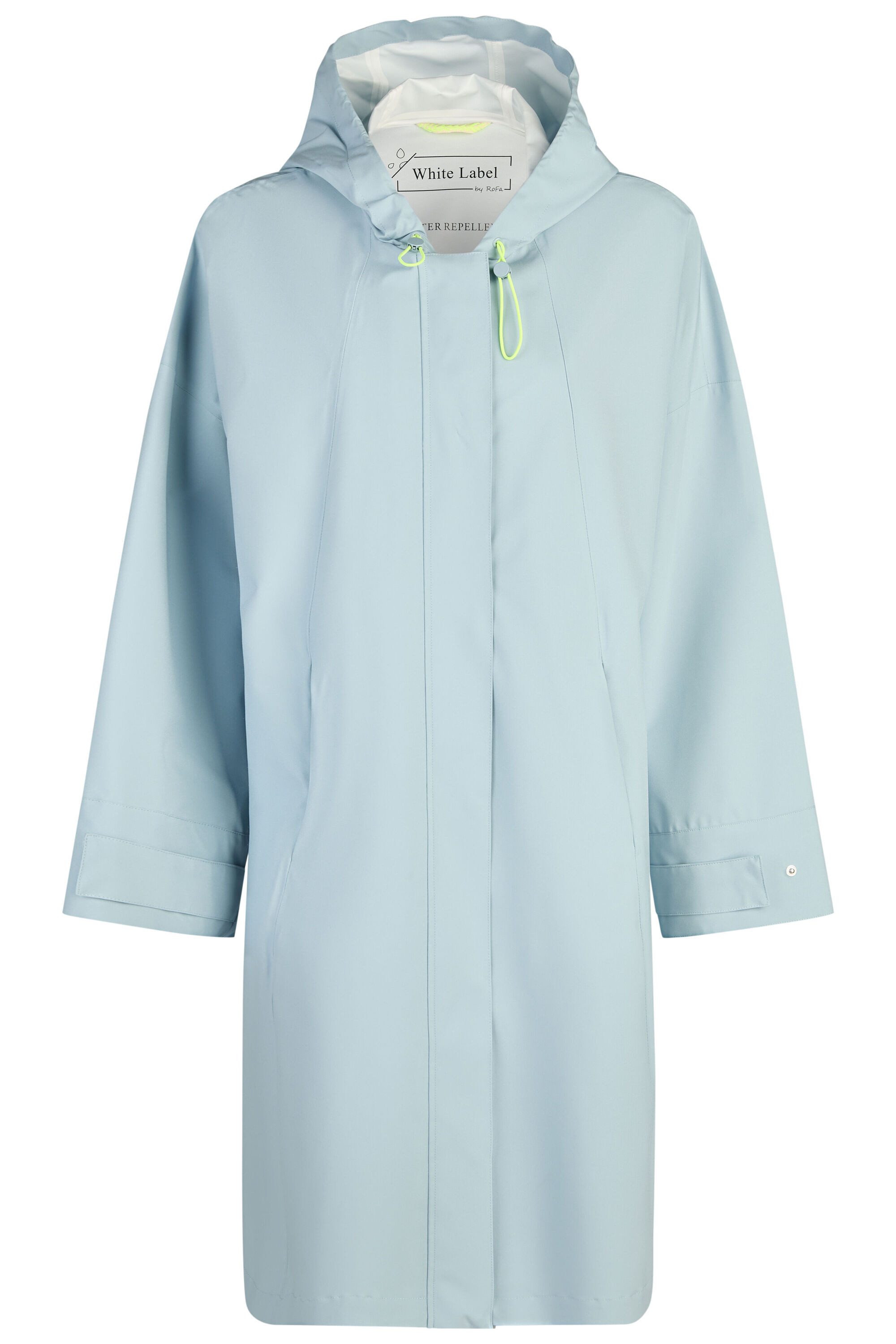 White Label Regenmantel wasserabweisend, mit Kapuze