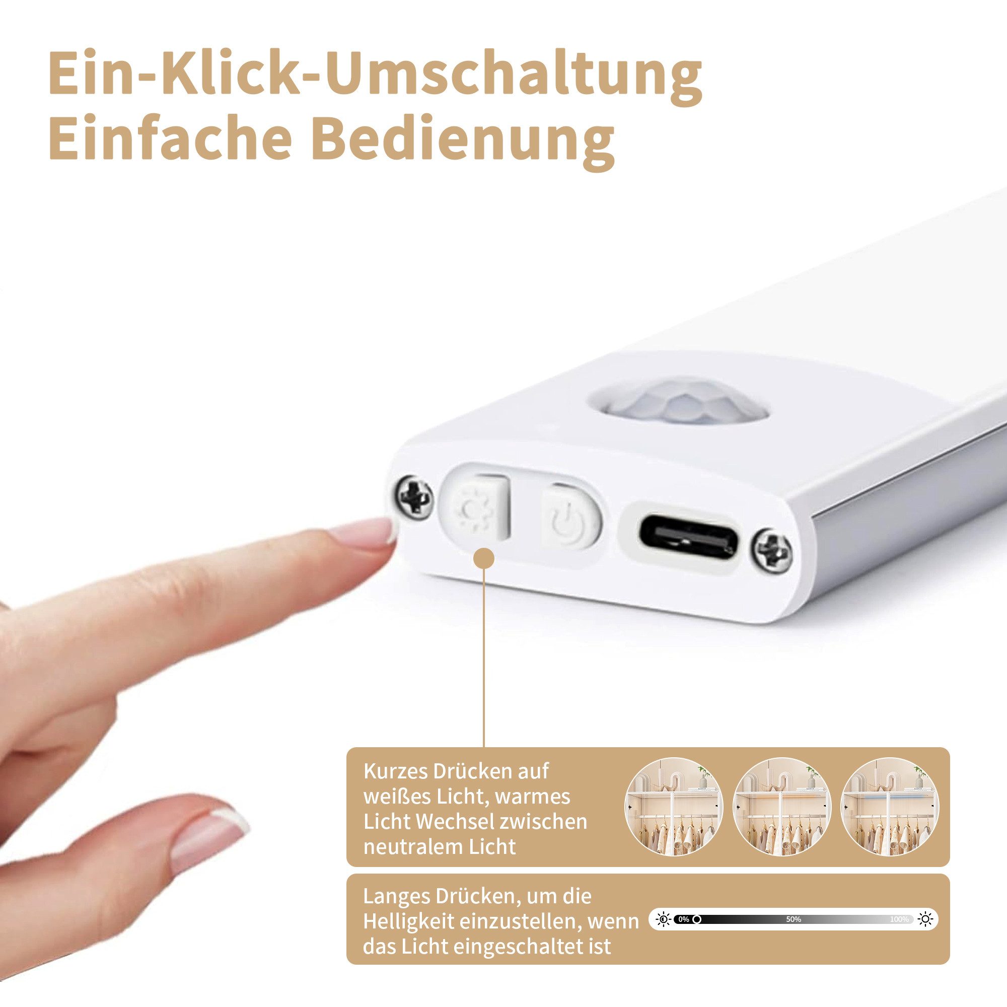Furnishings Home Kleiderschrank Schlafzimmer Schrank garderobe mit LED-Licht (2 Türen, 2 Schubladen, 1 Kleiderstange) Universalschrank mit LED-Beleuchtung Wäscheleine