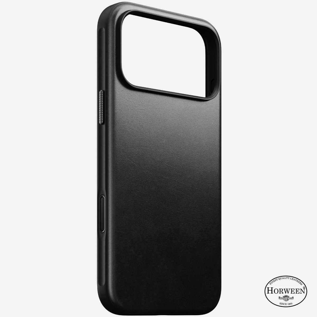 Nomad Smartphone-Hülle Modern Leather Case, für iPhone 17 Pro Max, Schwarz Horween