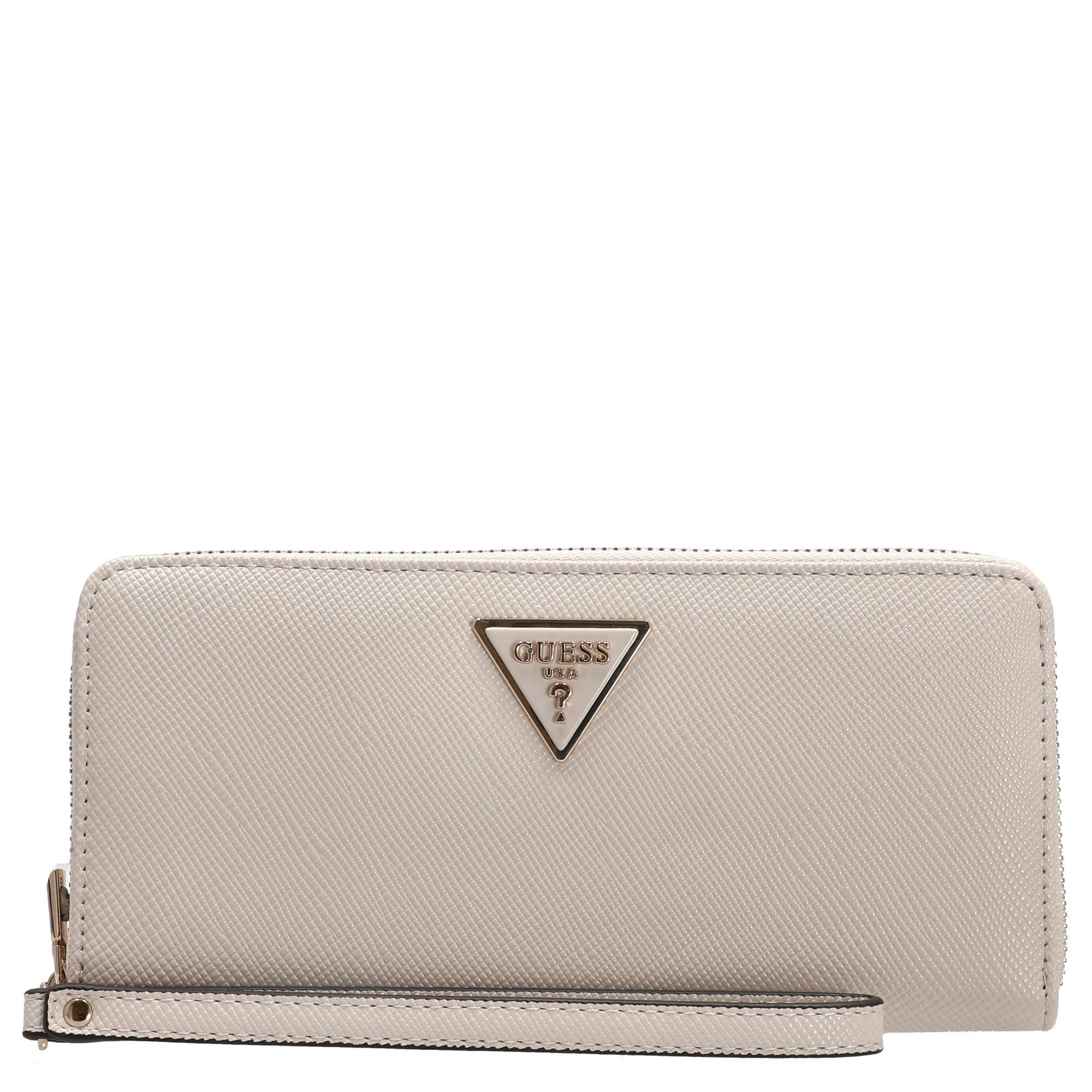 Guess Geldbörse Laurel II SLG Large Zip Around - Geldbörse 12cc 20 cm (bone günstig online kaufen