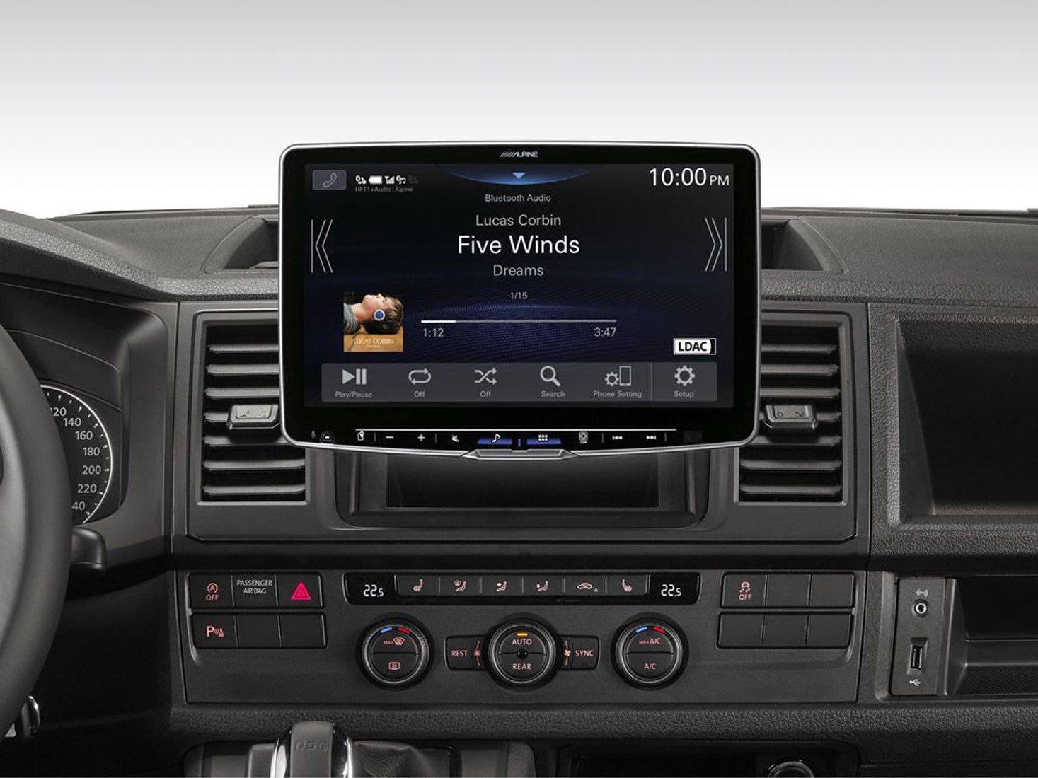VW Radio DAB+ iLX-F115T61 Android Autoradio 11-Zoll Volkswagen ALPINE Bluetooth T6.1