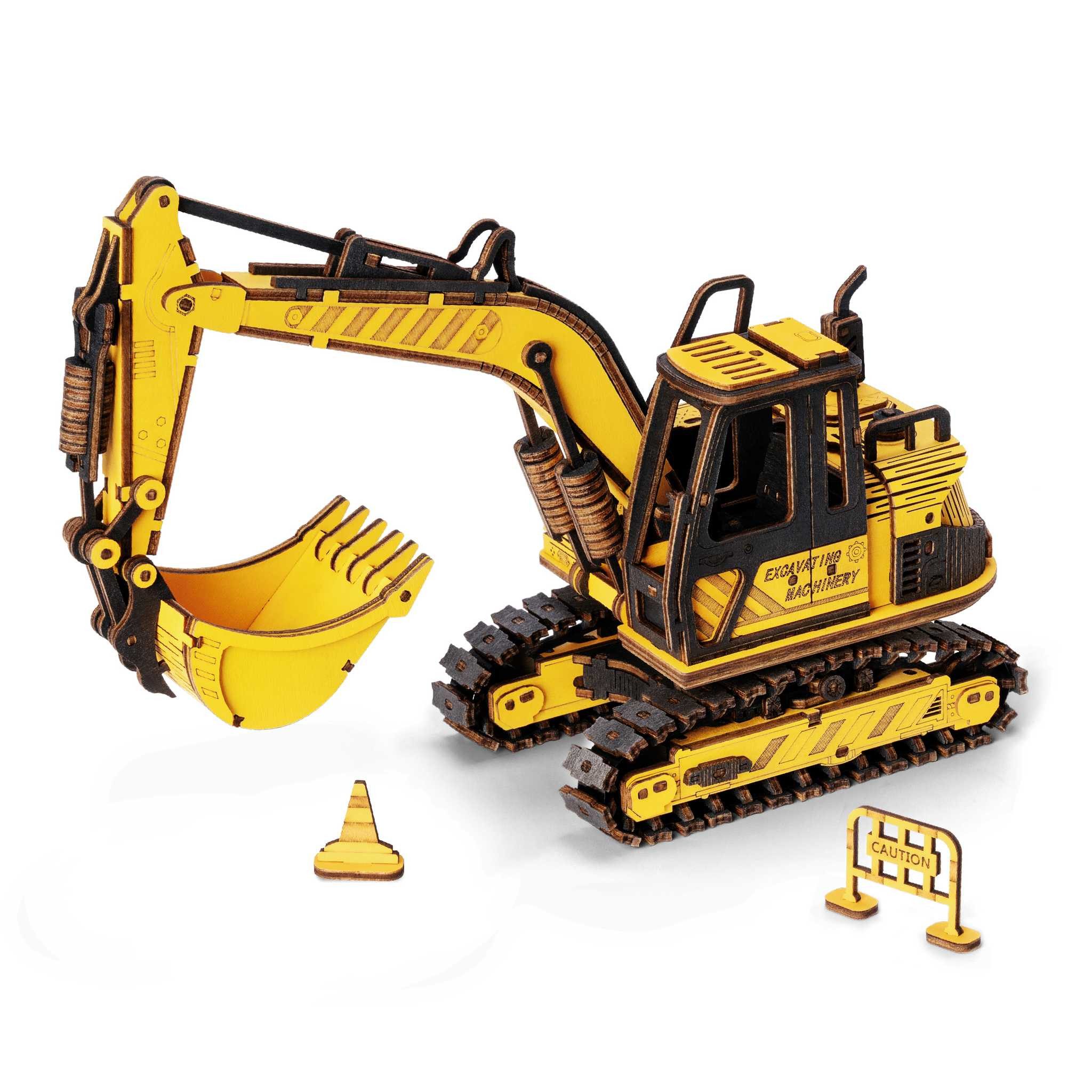 Robotime 3D-Puzzle TG508K - Bagger (RoKr), Puzzleteile günstig online kaufen