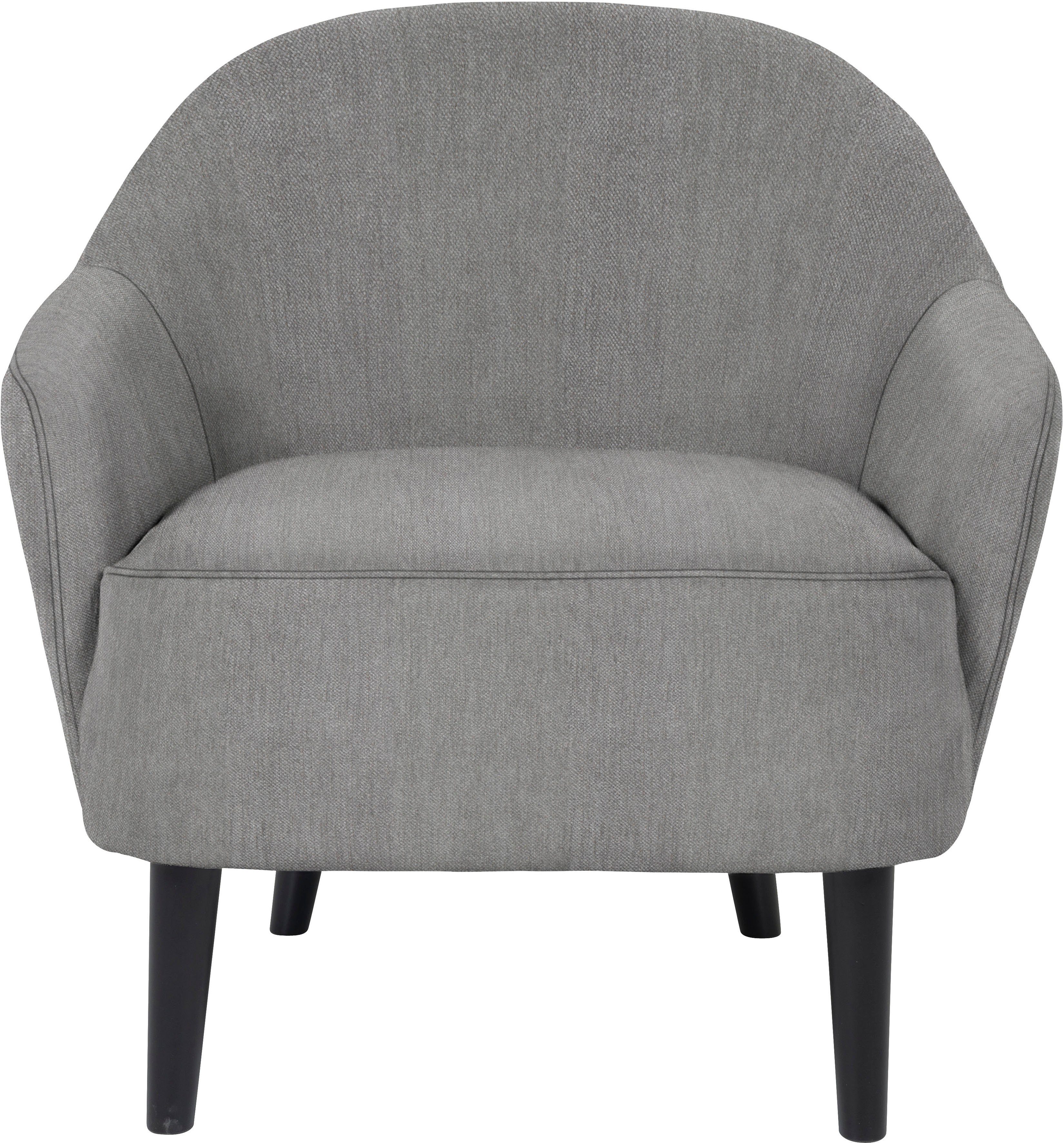 furninova Loungesessel mit Paloma, im Chromfuß, Design skandinavischen grey wahlweise light