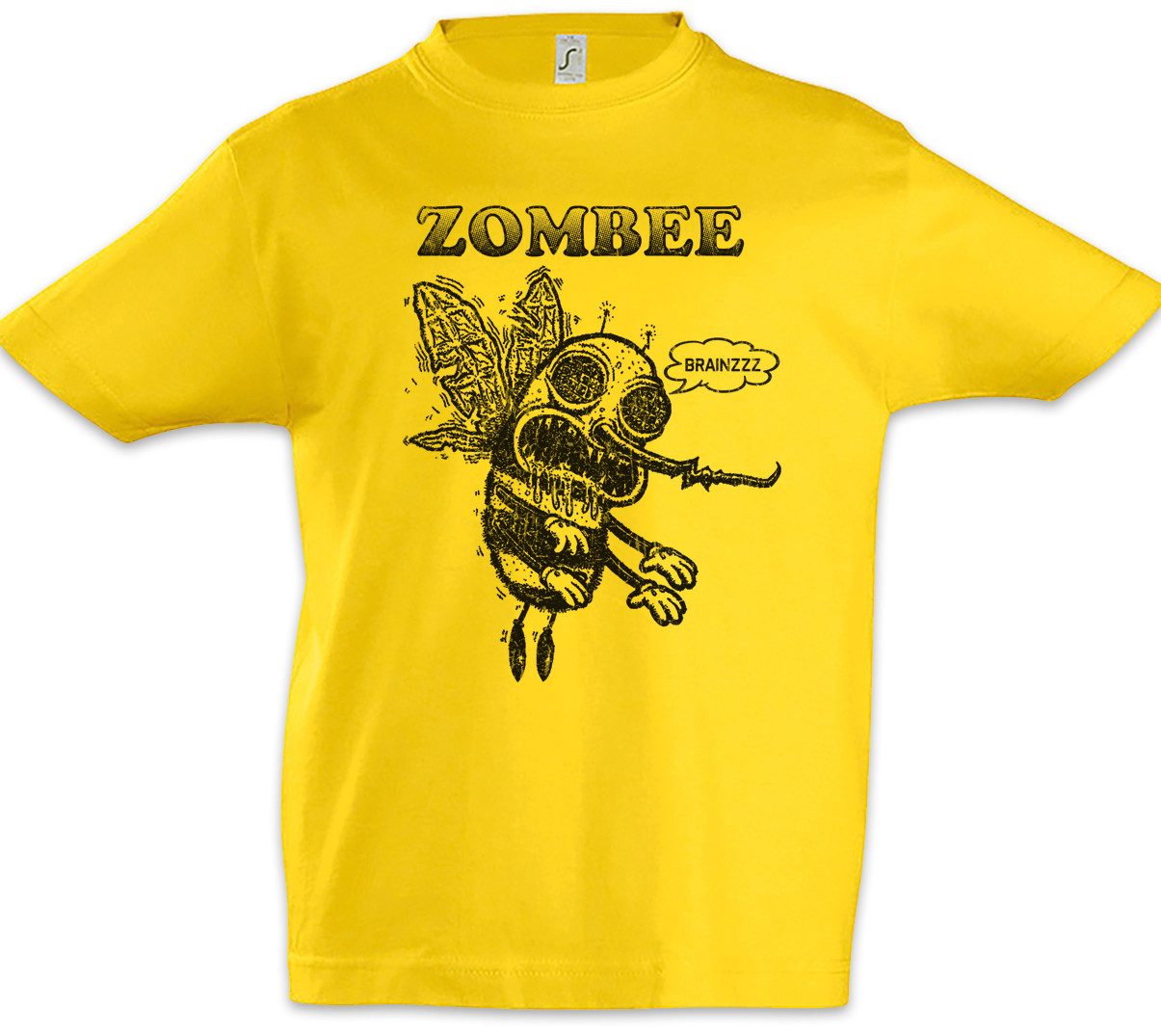 Print-Shirt Zombee Kinder T-Shirt The Walking Living Zombie Zombies Zombi Dead