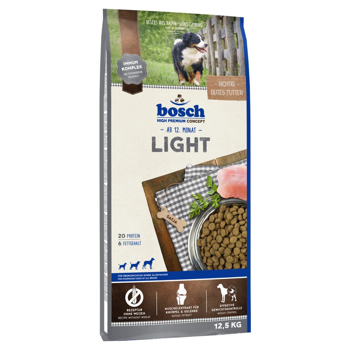 Bosch Petfood Light 12,5 kg, Trockenfutter für: Hund