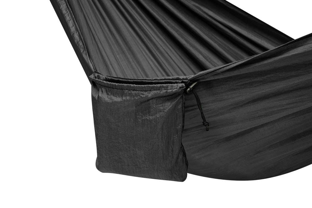 Ikonka Hängematte Robuste Camping-Hängematte mit Tasche, Seilen und Schnapphaken. (Outdoor Hängematte Komplettset für Camping und Reisen., Camping-Hängematte mit Aufbewahrungstasche, Seilen und Schnapphaken), Leichte, kompakte Hängematte mit Tasche stabilem Befestigung