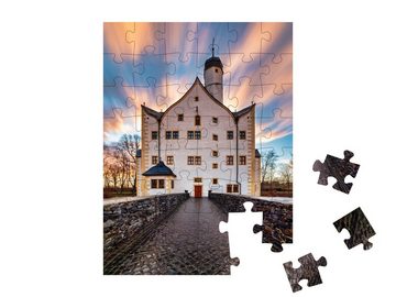 puzzleYOU Puzzle Wasserschloss Klaffenbach bei Chemnitz, 48 Puzzleteile, puzzleYOU-Kollektionen Chemnitz