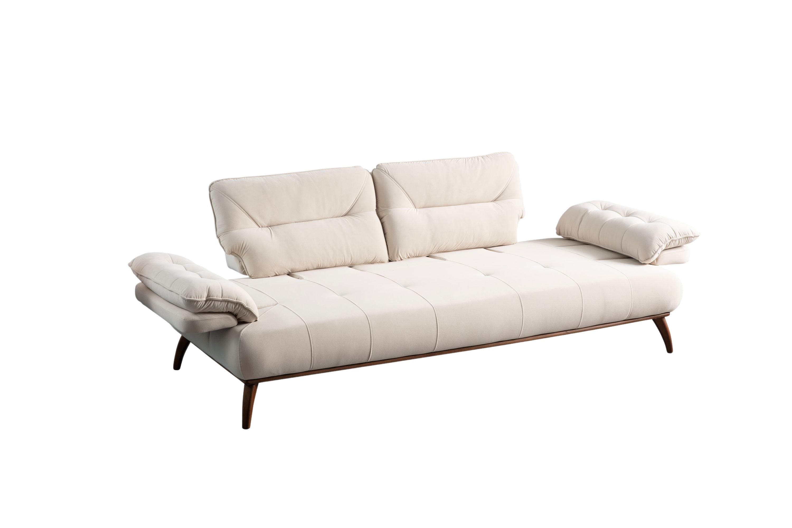 Villa Möbel Sofa Hazel, 1 Stk. 3-Sitzer, mit Relax-/Bettfunktion durch verstellbare Rückenlehne und Armlehne