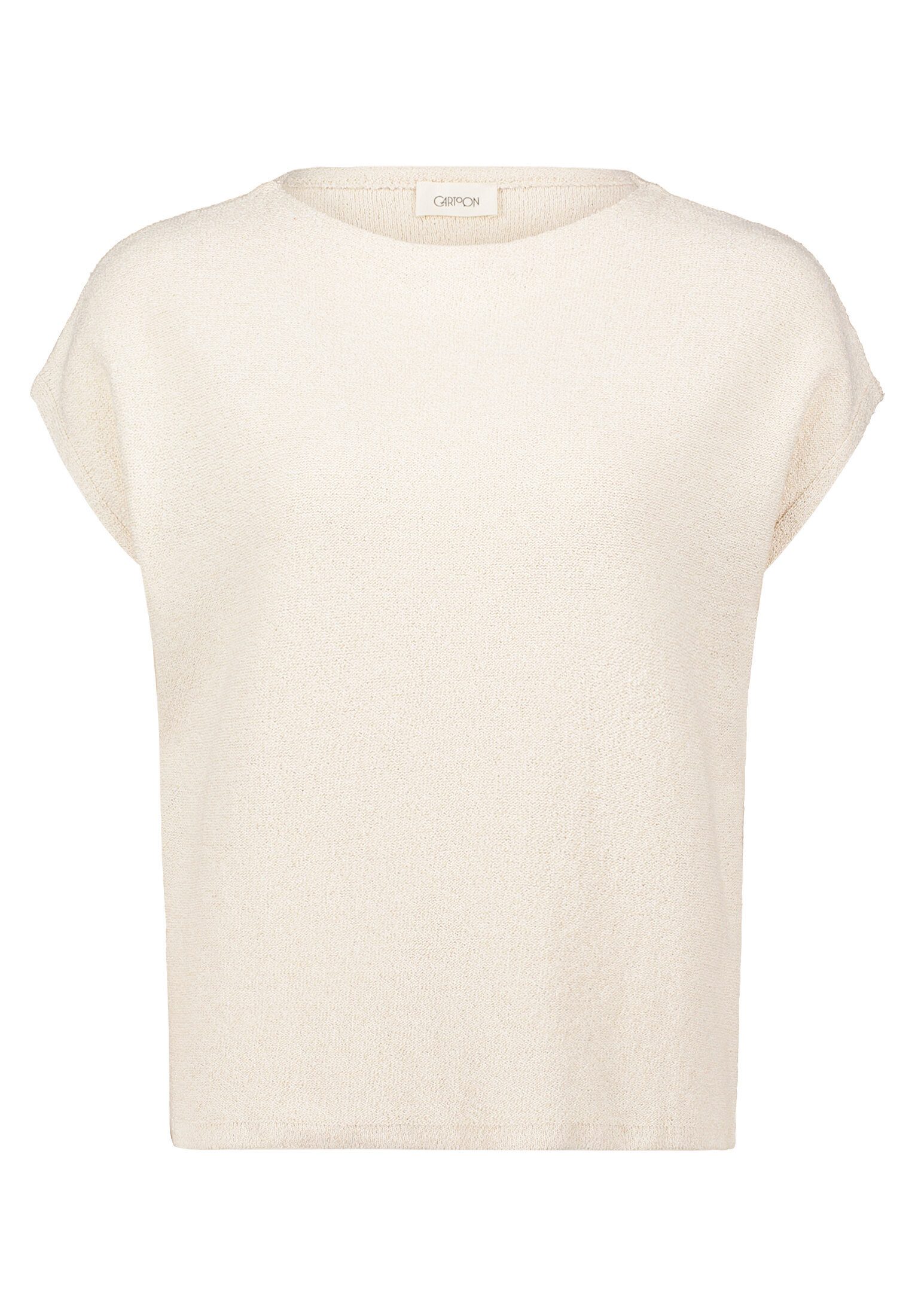 Cartoon Kurzarmshirt Damen kurzarm (1-tlg) Material