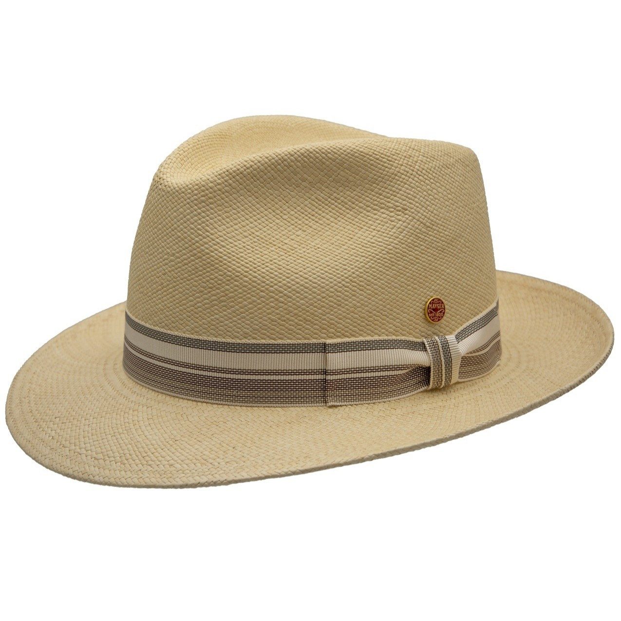 Mayser Strohhut Panama Hut Albenga mittelbreiter Bogart mit UV-Schutz
