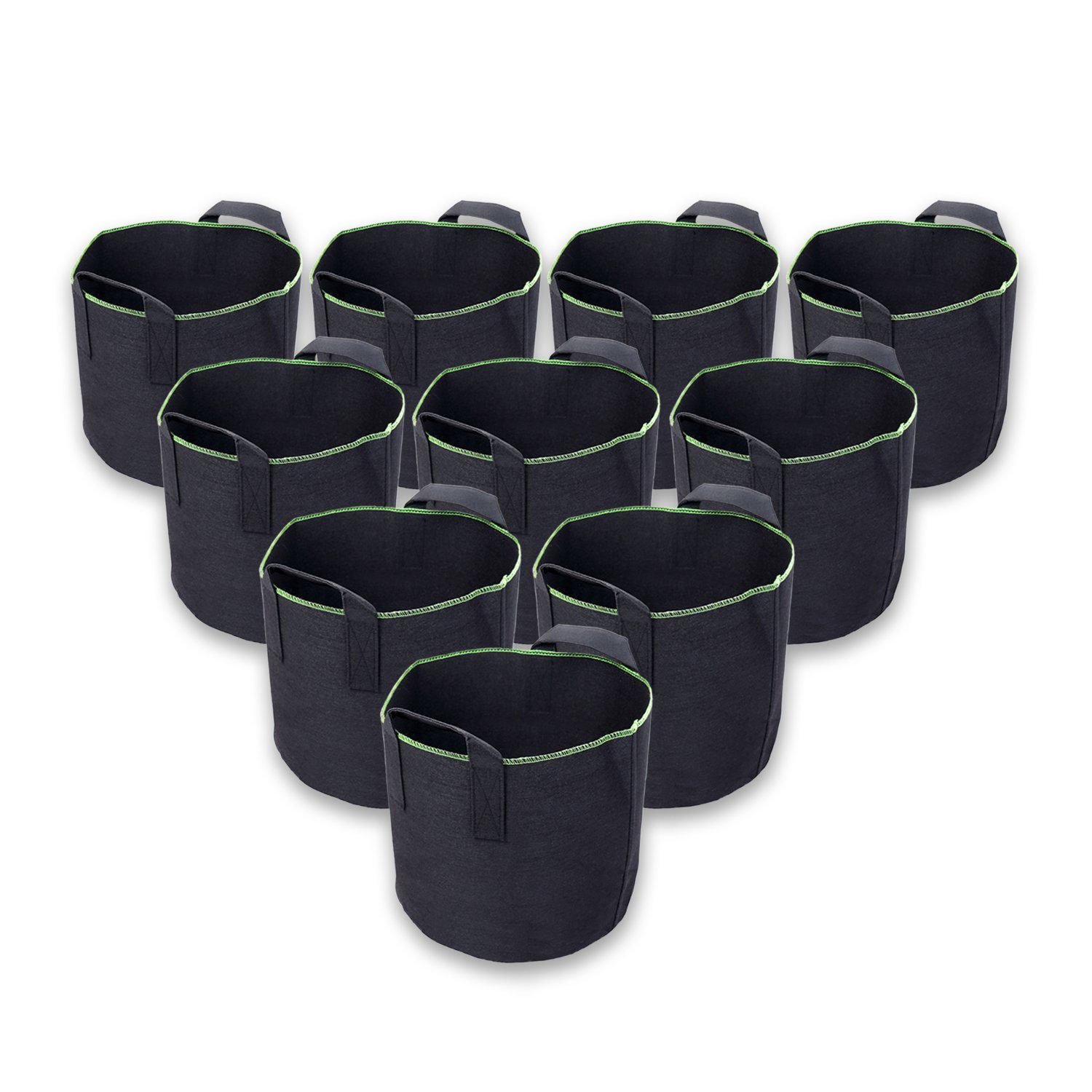 Schramm Pflanzkübel Schramm® 10 Stück Pflanzsäcke aus Filz 20 Liter