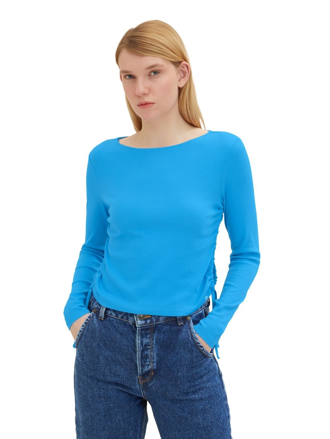 Langarmshirt RIB ROUCHING