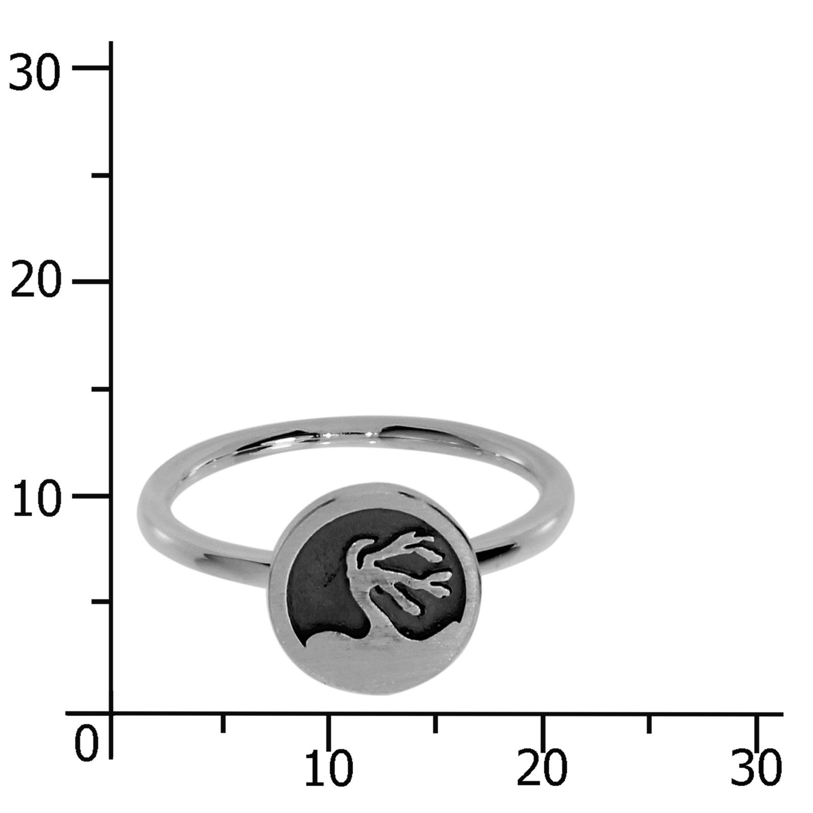 OSTSEE-SCHMUCK Fingerring Ostsee-Schmuck Ring Windflüchter 10 mm Ring Windflüchter 10 mm (1-tlg)