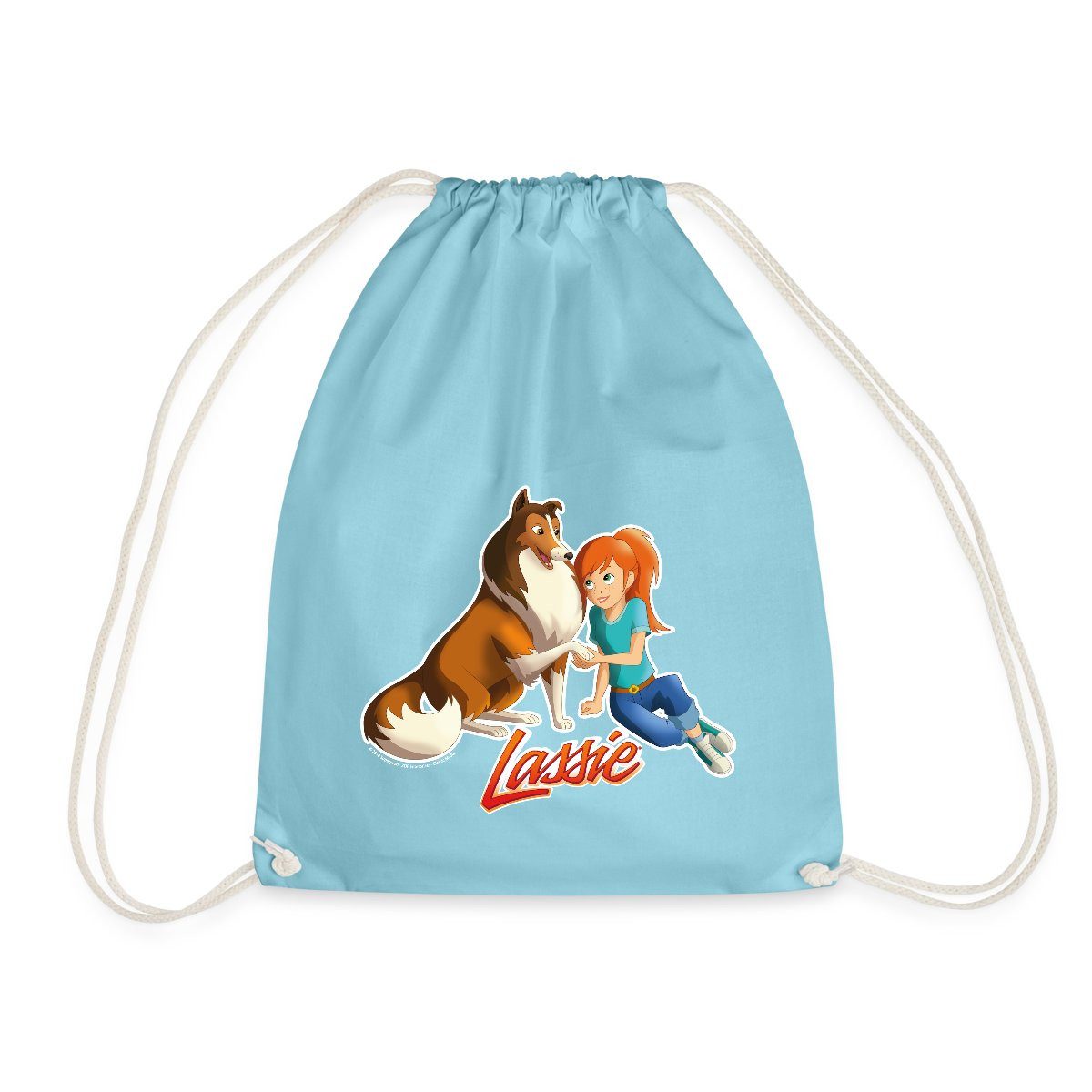 Spreadshirt Turnbeutel Lassie Zusammen Mit Zoé Turnbeutel (1-tlg)