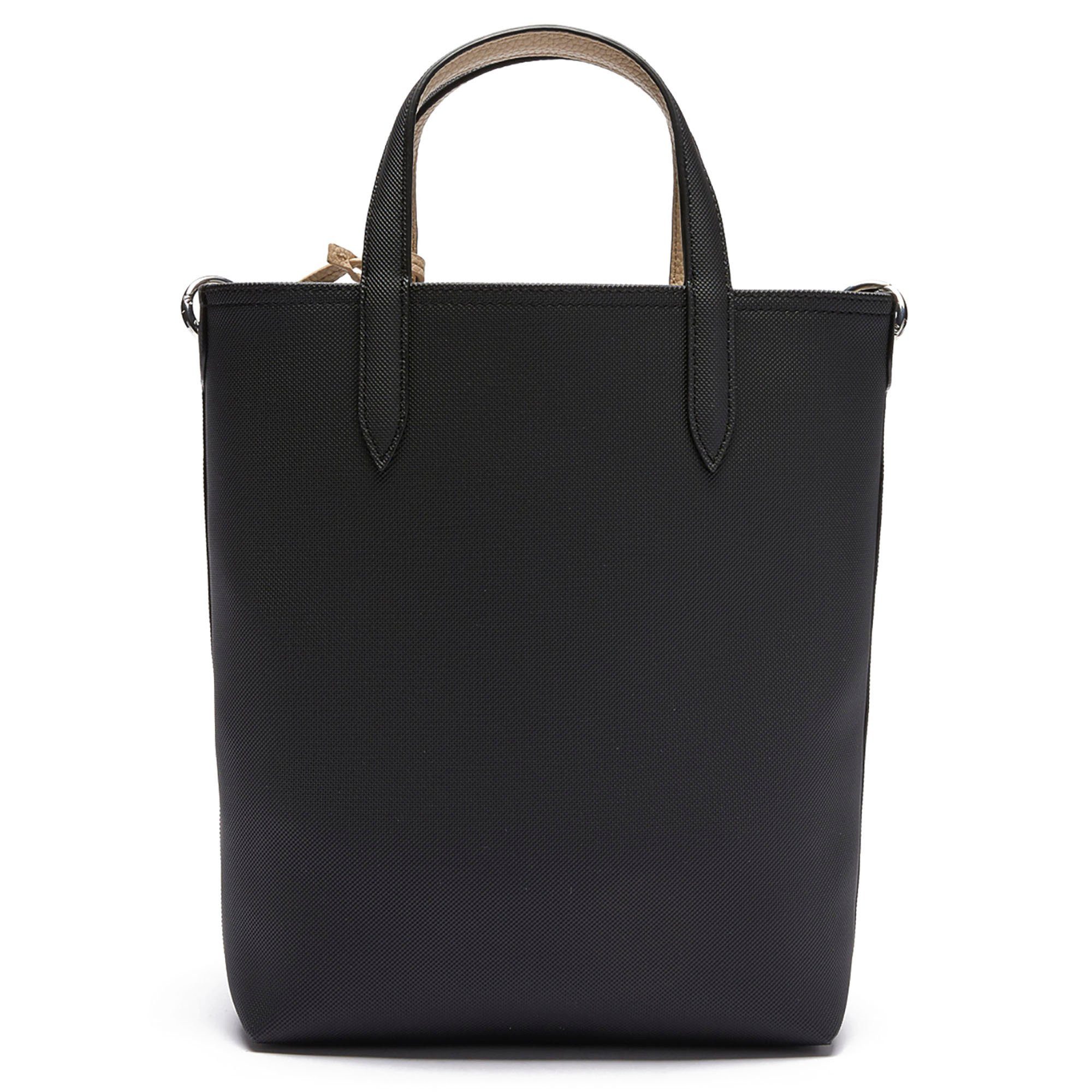 Lacoste Henkeltasche Damen Handtasche Lederimitat Vertical Shopping BAg