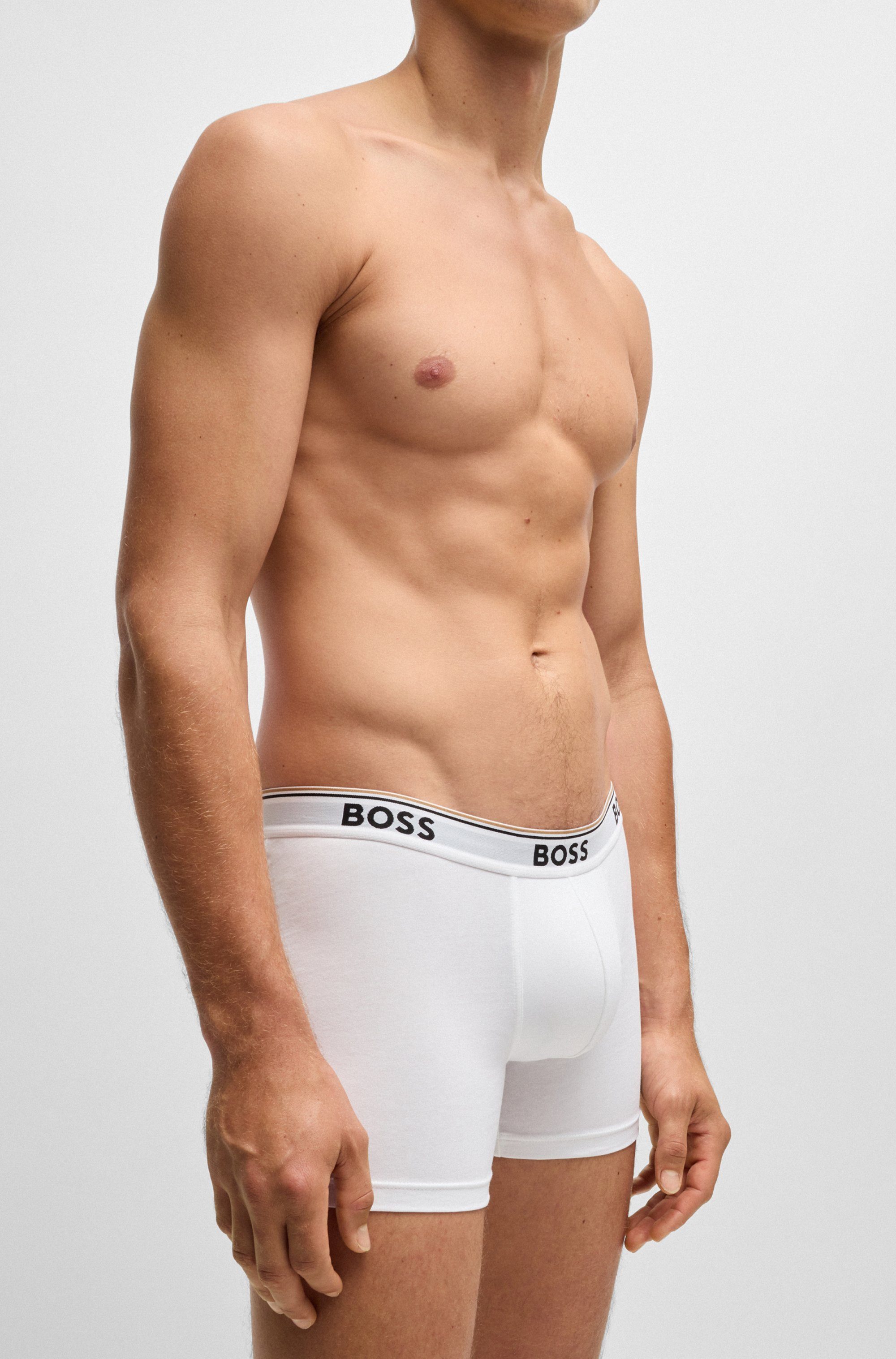BOSS Langer Boxer Brief 3 PACK günstig online kaufen
