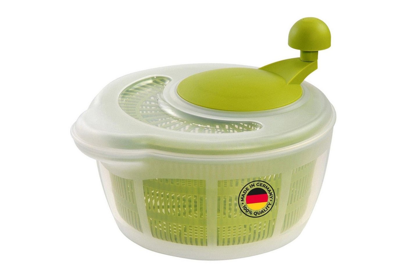 WESTMARK Salatschleuder Spinderella, Fassungsvermögen: 4,4 Liter, ø 23,5 cm, Grün